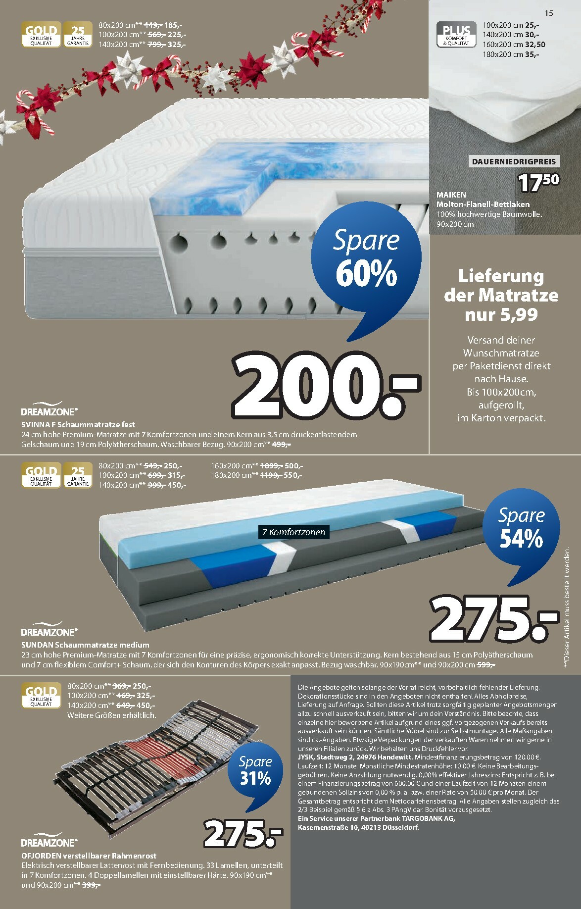jysk - JYSK - Großartige Angebote-Prospekt gültig vom 22.11. bis 03.01. - page: 15