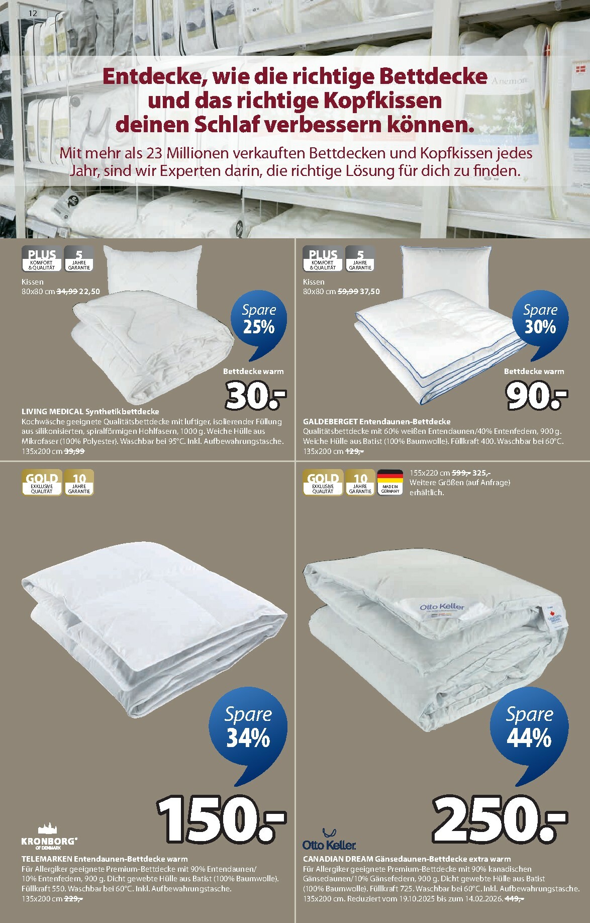 jysk - JYSK - Großartige Angebote-Prospekt gültig vom 22.11. bis 03.01. - page: 12