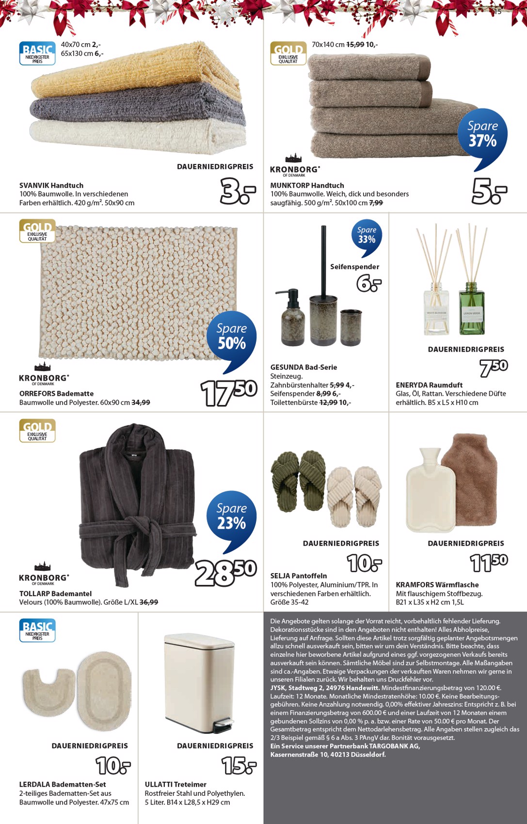 jysk - JYSK - Großartige Angebote 2-Prospekt gültig vom 22.11. bis 03.01. - page: 15