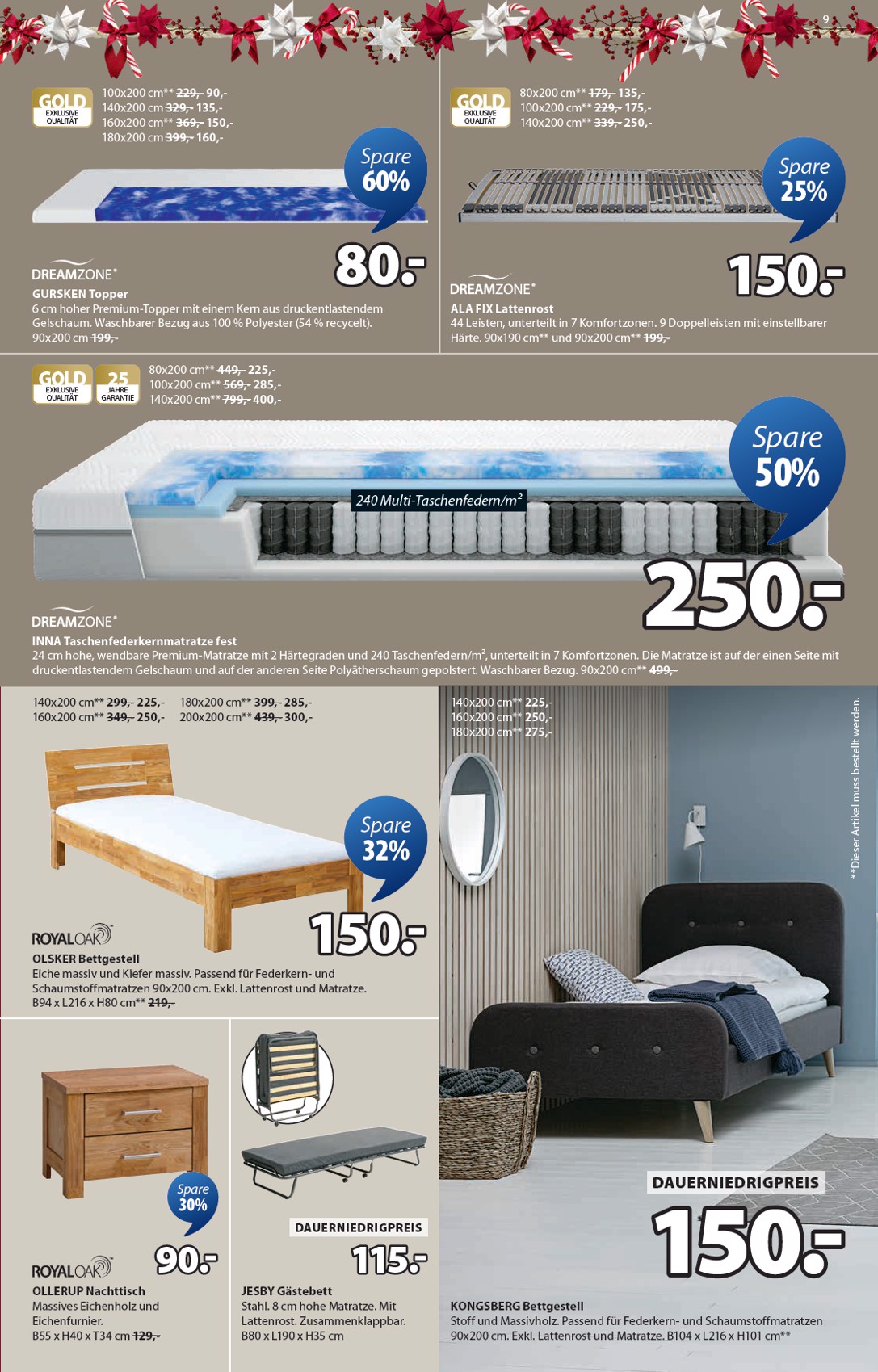 jysk - JYSK - Großartige Angebote 2-Prospekt gültig vom 22.11. bis 03.01. - page: 9