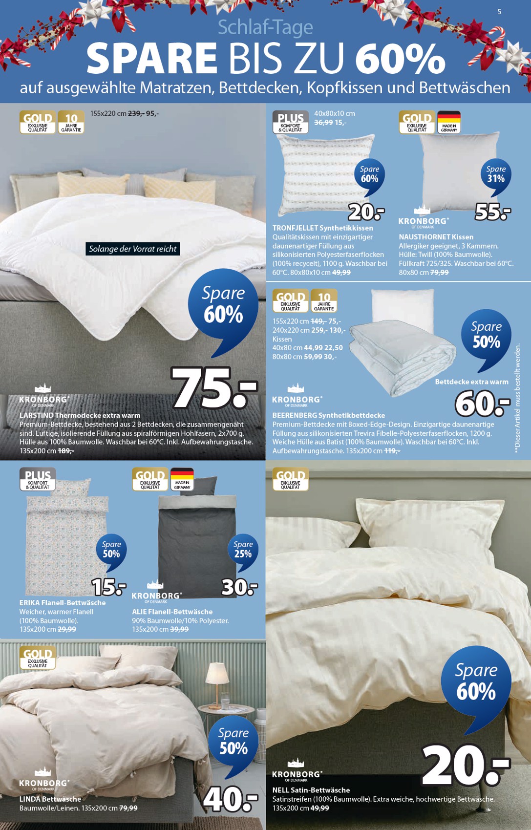 jysk - JYSK - Großartige Angebote 2-Prospekt gültig vom 22.11. bis 03.01. - page: 5