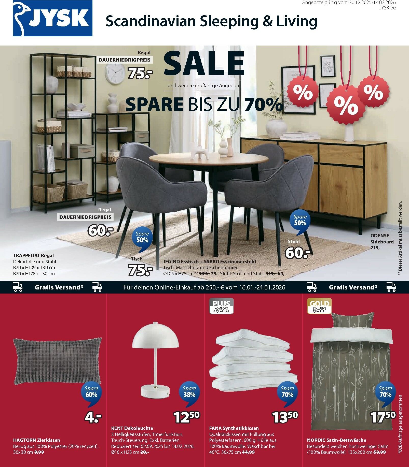 jysk - JYSK - Sale-Prospekt gültig vom 30.12. bis 14.02.