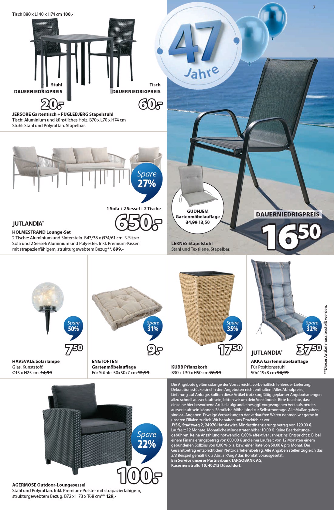 jysk - JYSK - Großartige Angebote 2 Prospekt – von Samstag 21.03.2026 bis Samstag 02.05.2026 - page: 7