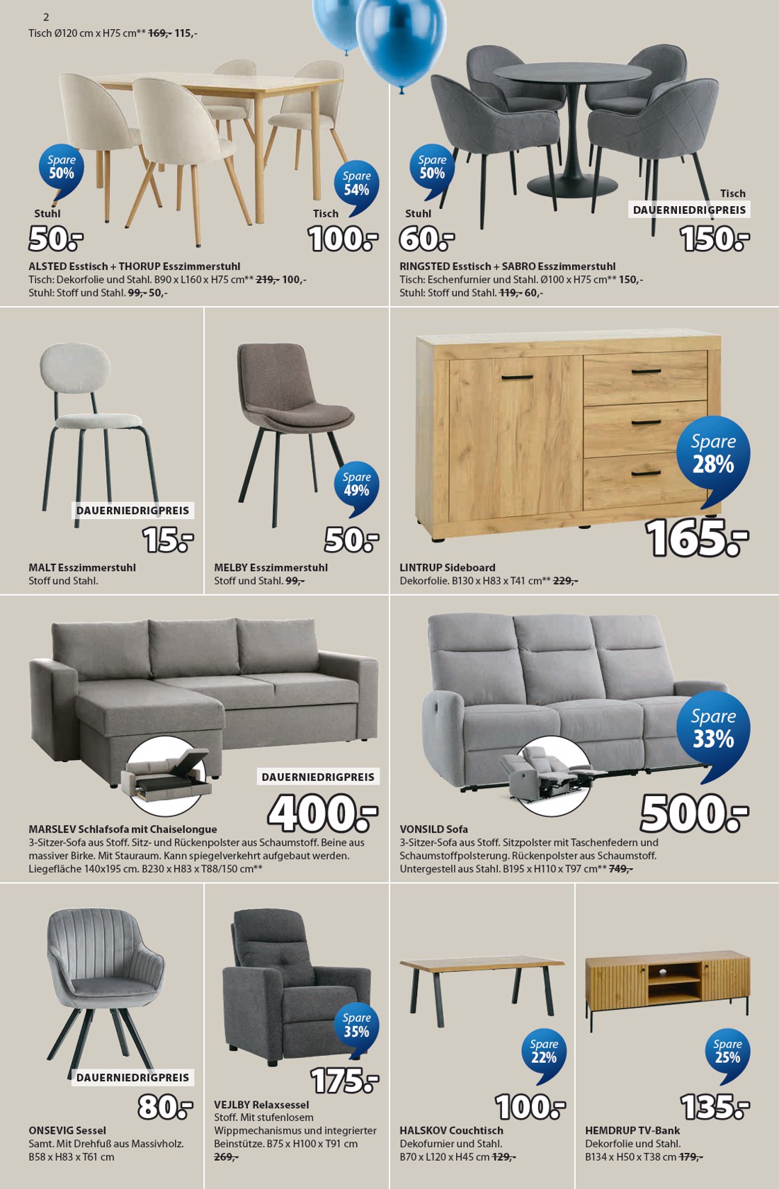 jysk - JYSK - Großartige Angebote 2 Prospekt – von Samstag 21.03.2026 bis Samstag 02.05.2026 - page: 2