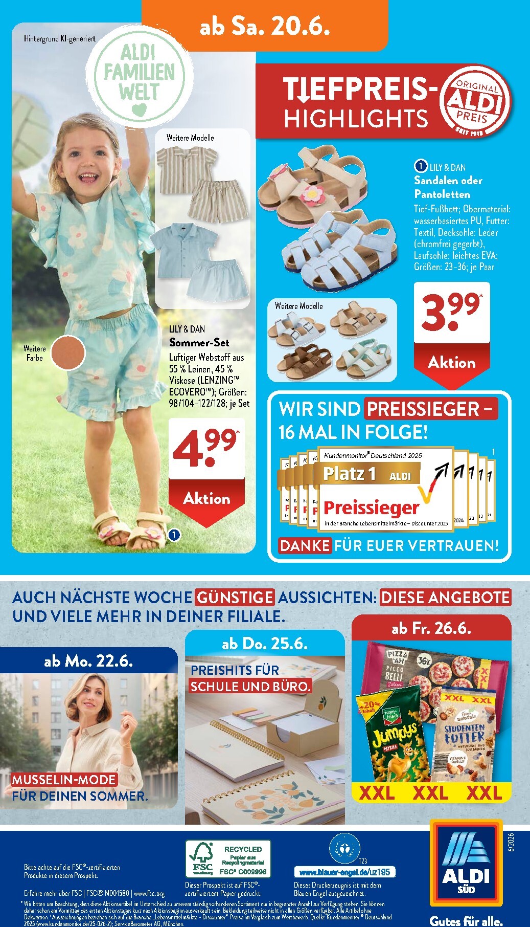 aldi - ALDI SÜD Prospekt nächste Woche – von Montag 15.06.2026 bis Samstag 20.06.2026 - page: 25