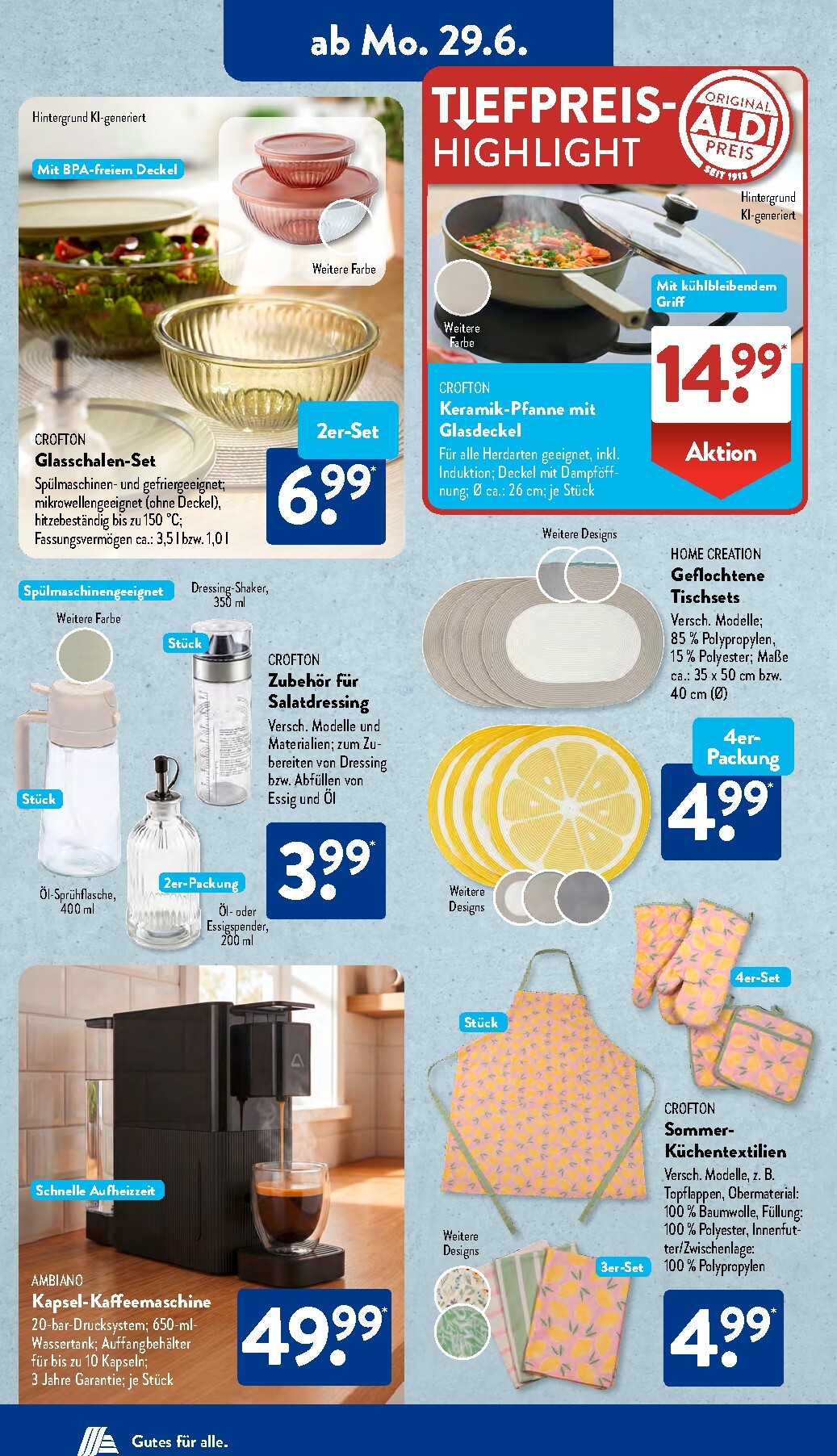 aldi - ALDI SÜD Prospekt nächste Woche – von Montag 29.06.2026 bis Samstag 04.07.2026 - page: 6