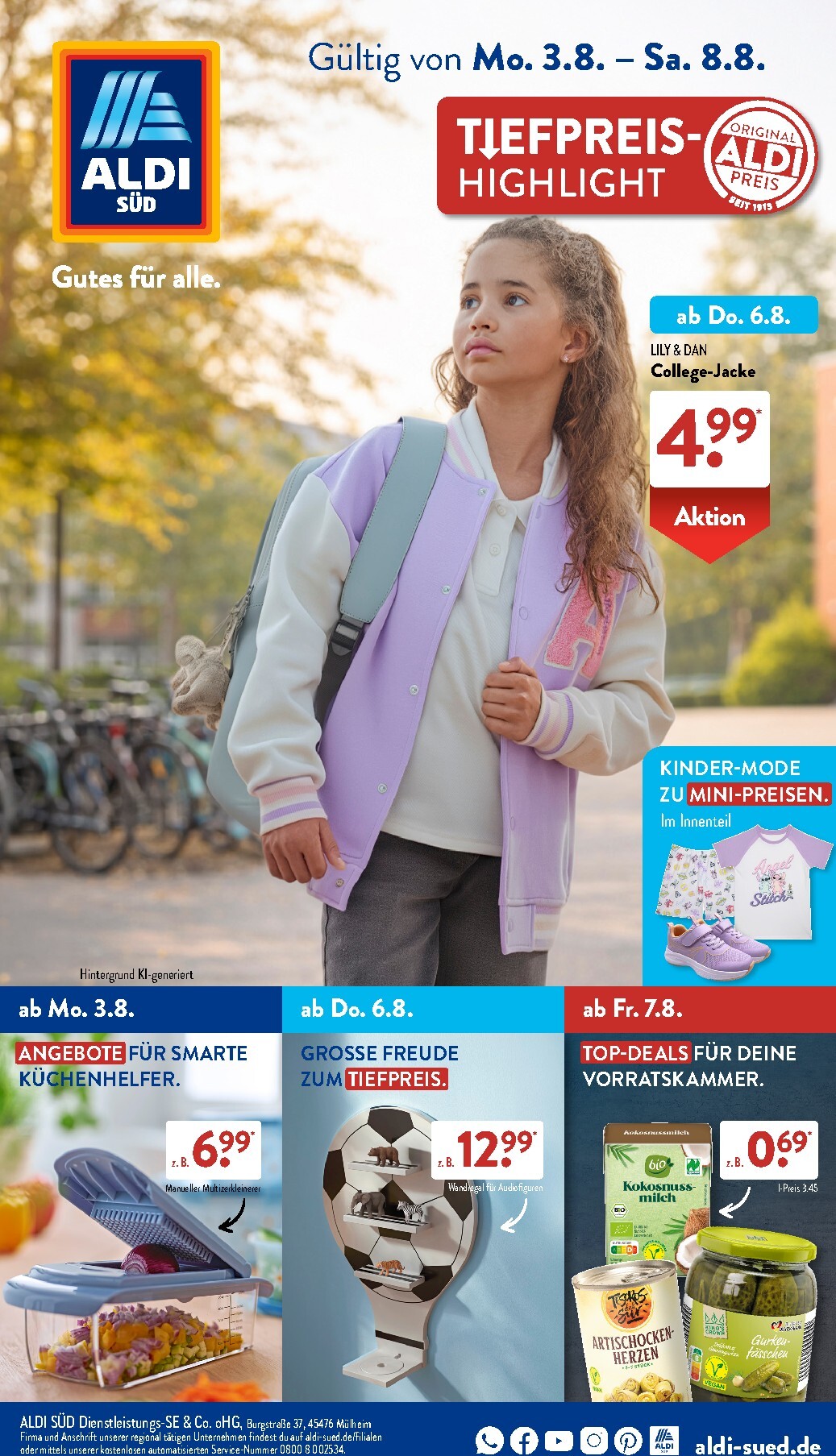 aldi - ALDI SÜD Prospekt nächste Woche – von Montag 03.08.2026 bis Samstag 08.08.2026