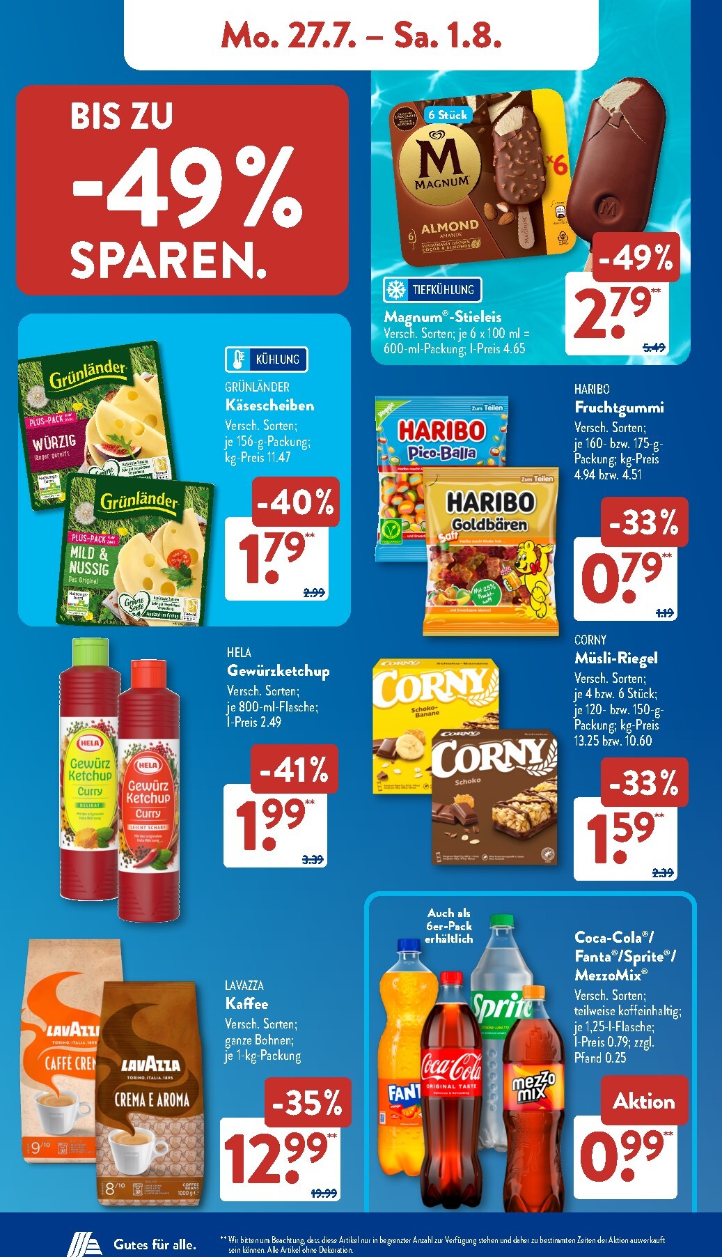 aldi - ALDI SÜD - ALDI SÜD Prospekt: aktuelle Angebote Prospekt nächste Woche – von Montag 27.07.2026 bis Samstag 01.08.2026 - page: 8
