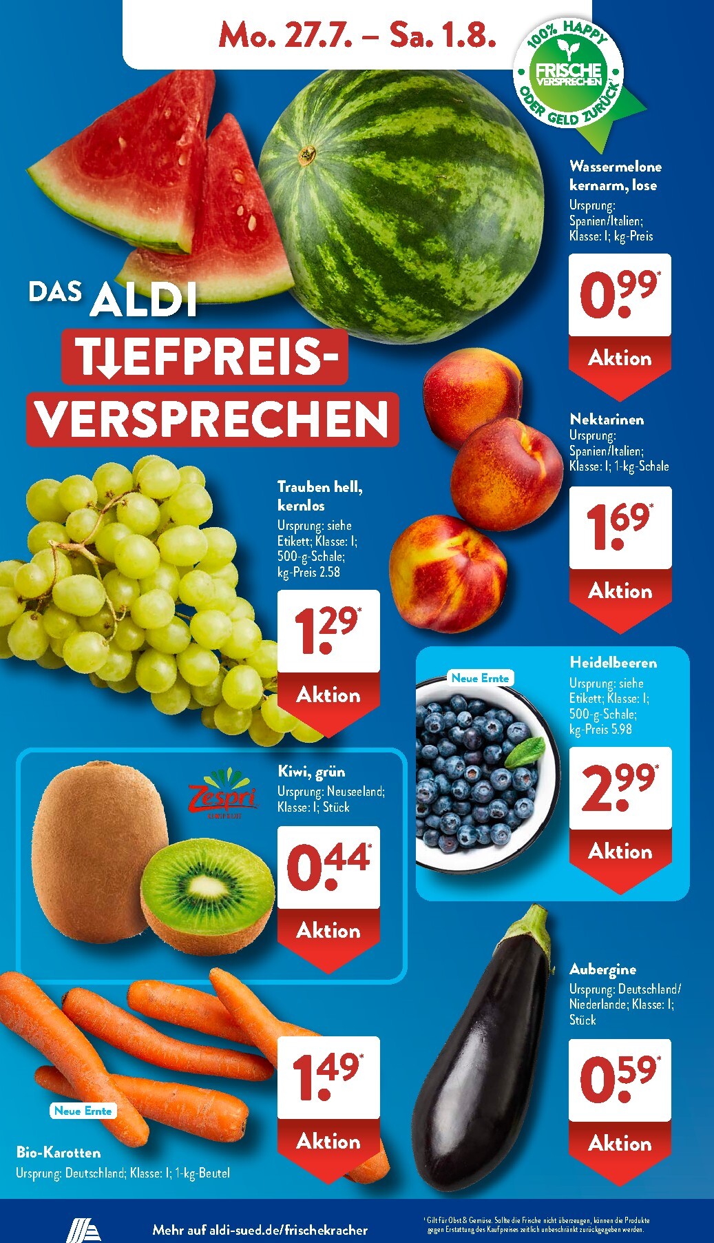 aldi - ALDI SÜD - ALDI SÜD Prospekt: aktuelle Angebote Prospekt nächste Woche – von Montag 27.07.2026 bis Samstag 01.08.2026 - page: 3