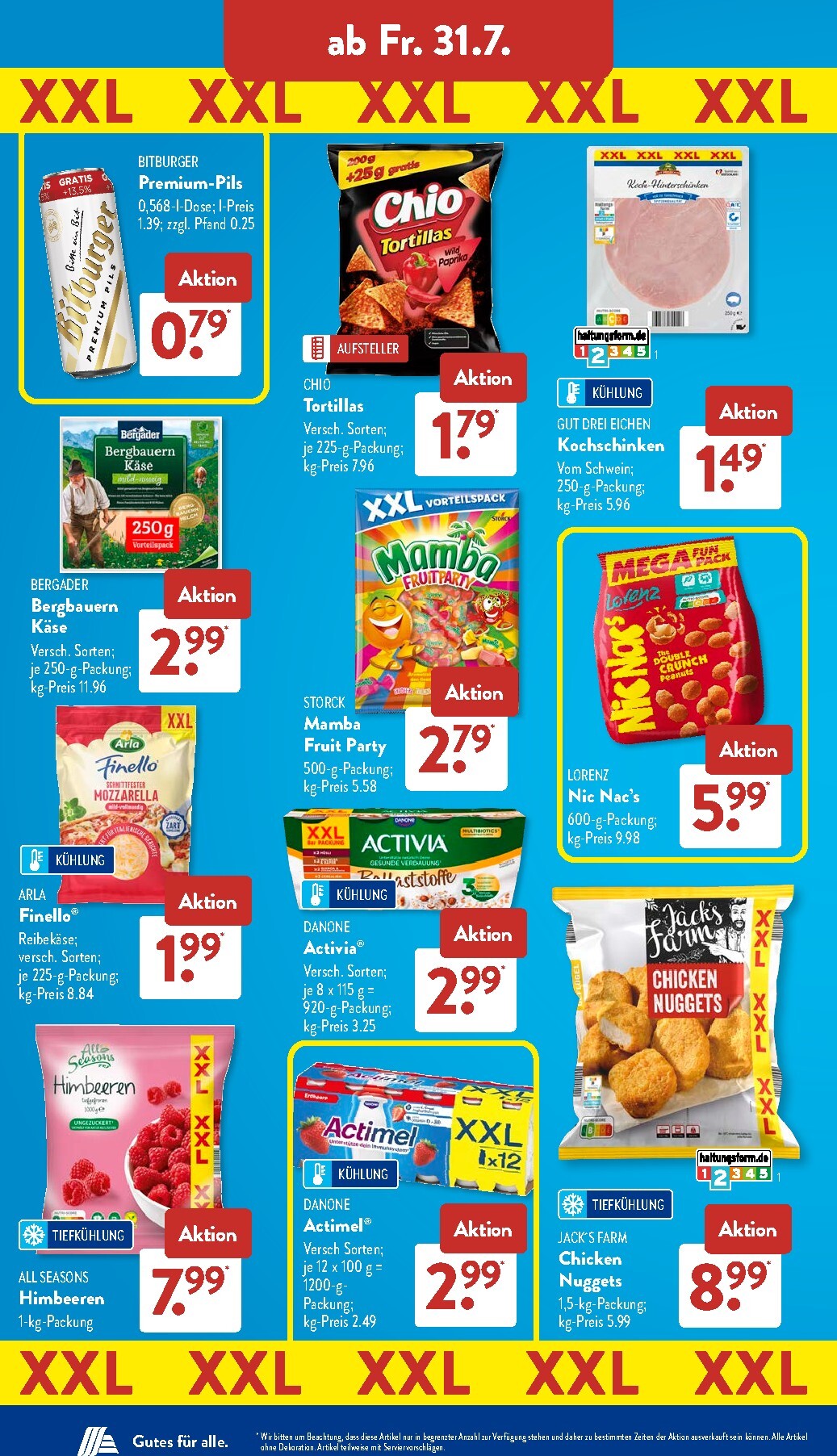 aldi - ALDI SÜD - ALDI SÜD Prospekt: aktuelle Angebote Prospekt nächste Woche – von Montag 27.07.2026 bis Samstag 01.08.2026 - page: 18