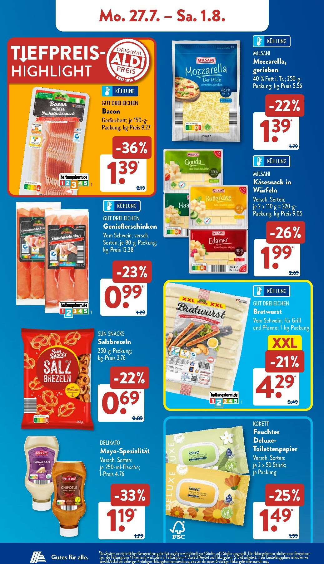aldi - ALDI SÜD - ALDI SÜD Prospekt: aktuelle Angebote Prospekt nächste Woche – von Montag 27.07.2026 bis Samstag 01.08.2026 - page: 7