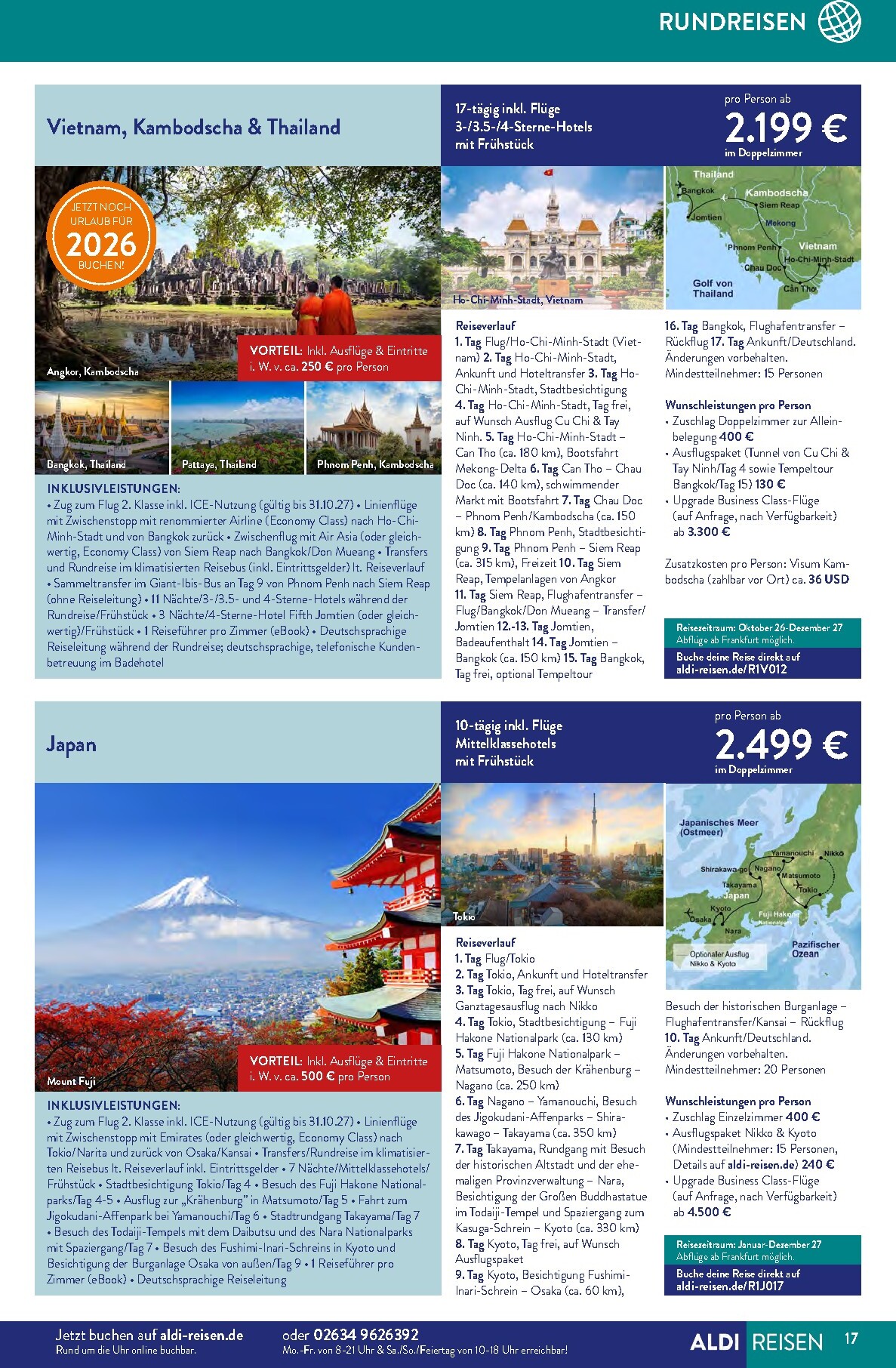 aldi - ALDI SÜD - Reisemagazin Prospekt nächste Woche – von Montag 03.08.2026 bis Montag 31.08.2026 - page: 17