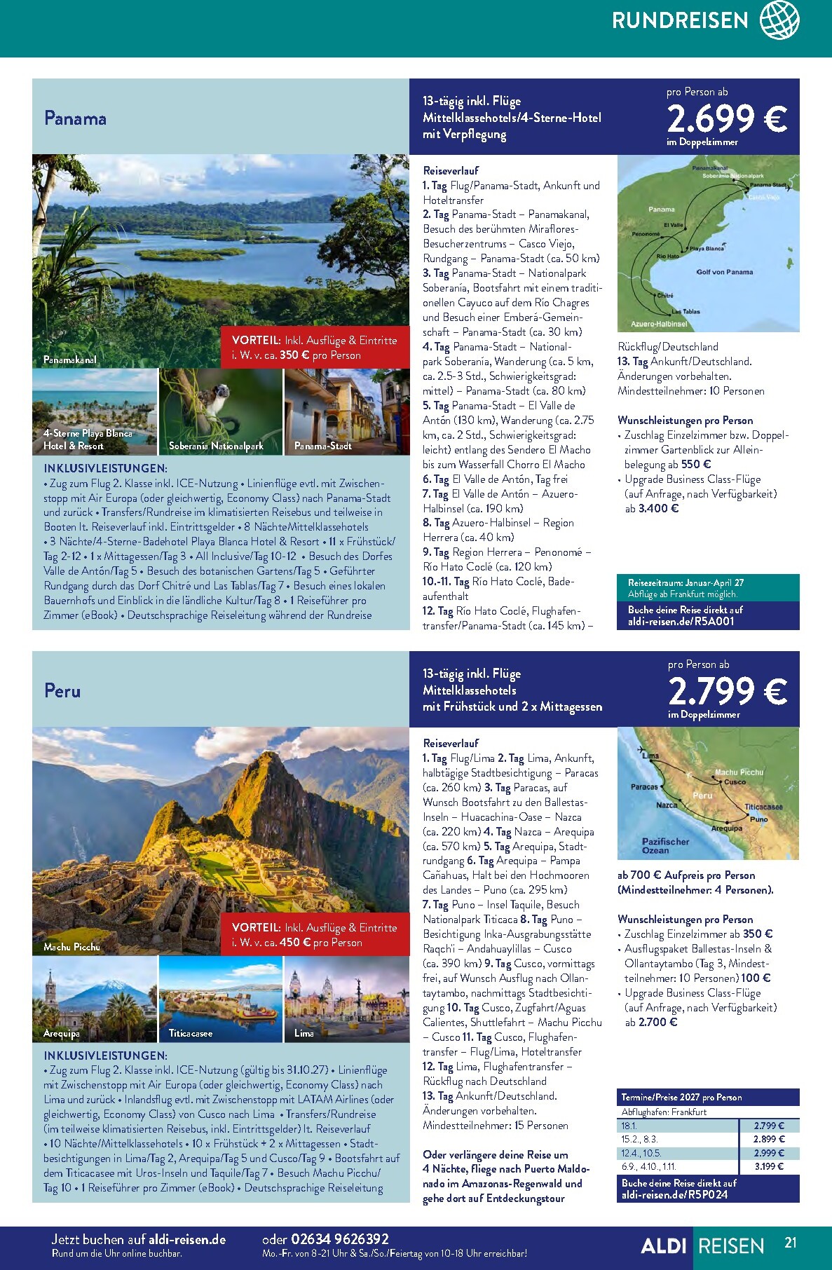 aldi - ALDI SÜD - Reisemagazin Prospekt nächste Woche – von Montag 03.08.2026 bis Montag 31.08.2026 - page: 21