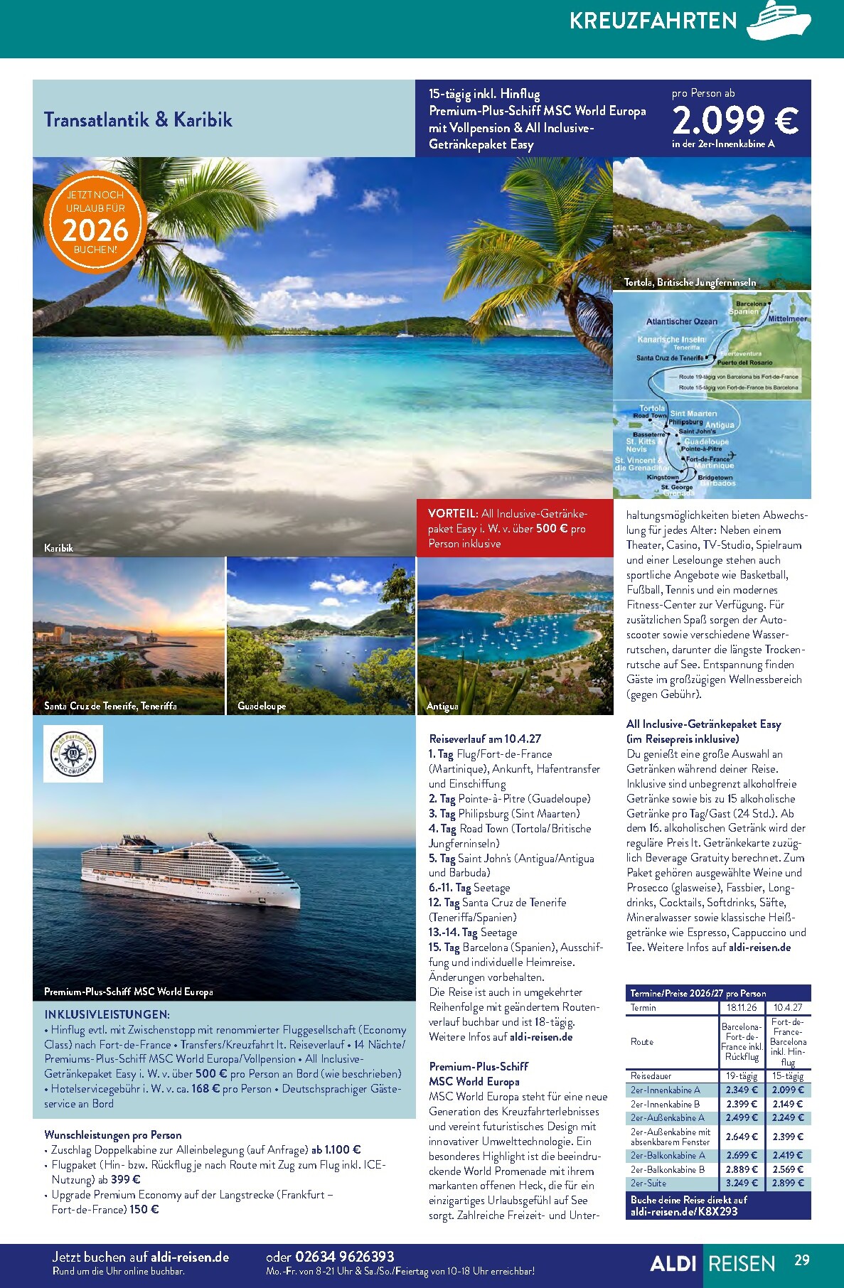 aldi - ALDI SÜD - Reisemagazin Prospekt nächste Woche – von Montag 03.08.2026 bis Montag 31.08.2026 - page: 29