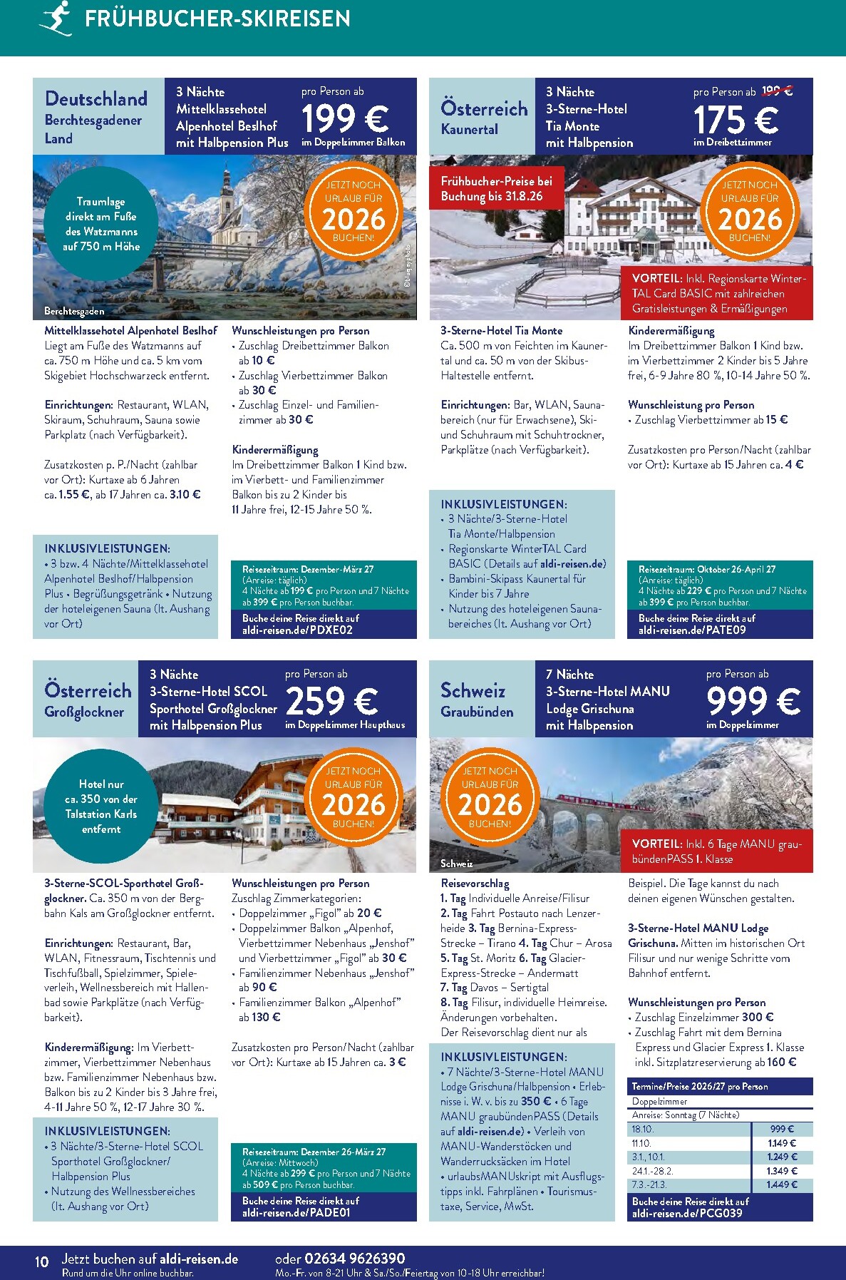 aldi - ALDI SÜD - Reisemagazin Prospekt nächste Woche – von Montag 03.08.2026 bis Montag 31.08.2026 - page: 10