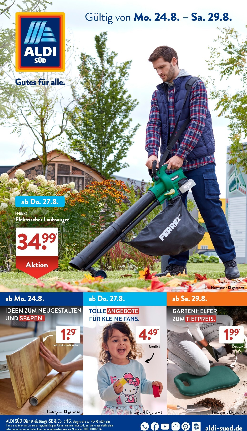 aldi - ALDI SÜD Prospekt nächste Woche – von Montag 24.08.2026 bis Samstag 29.08.2026