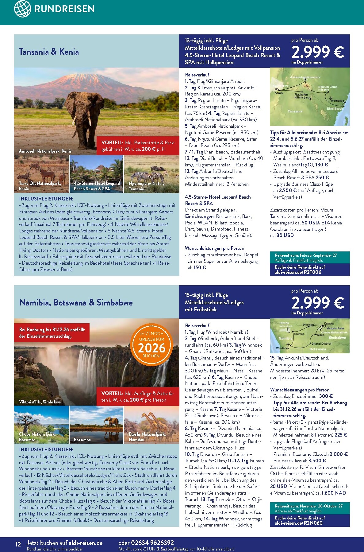 aldi - ALDI SÜD - Reisemagazin Prospekt – von Dienstag 01.09.2026 bis Mittwoch 30.09.2026 - page: 12