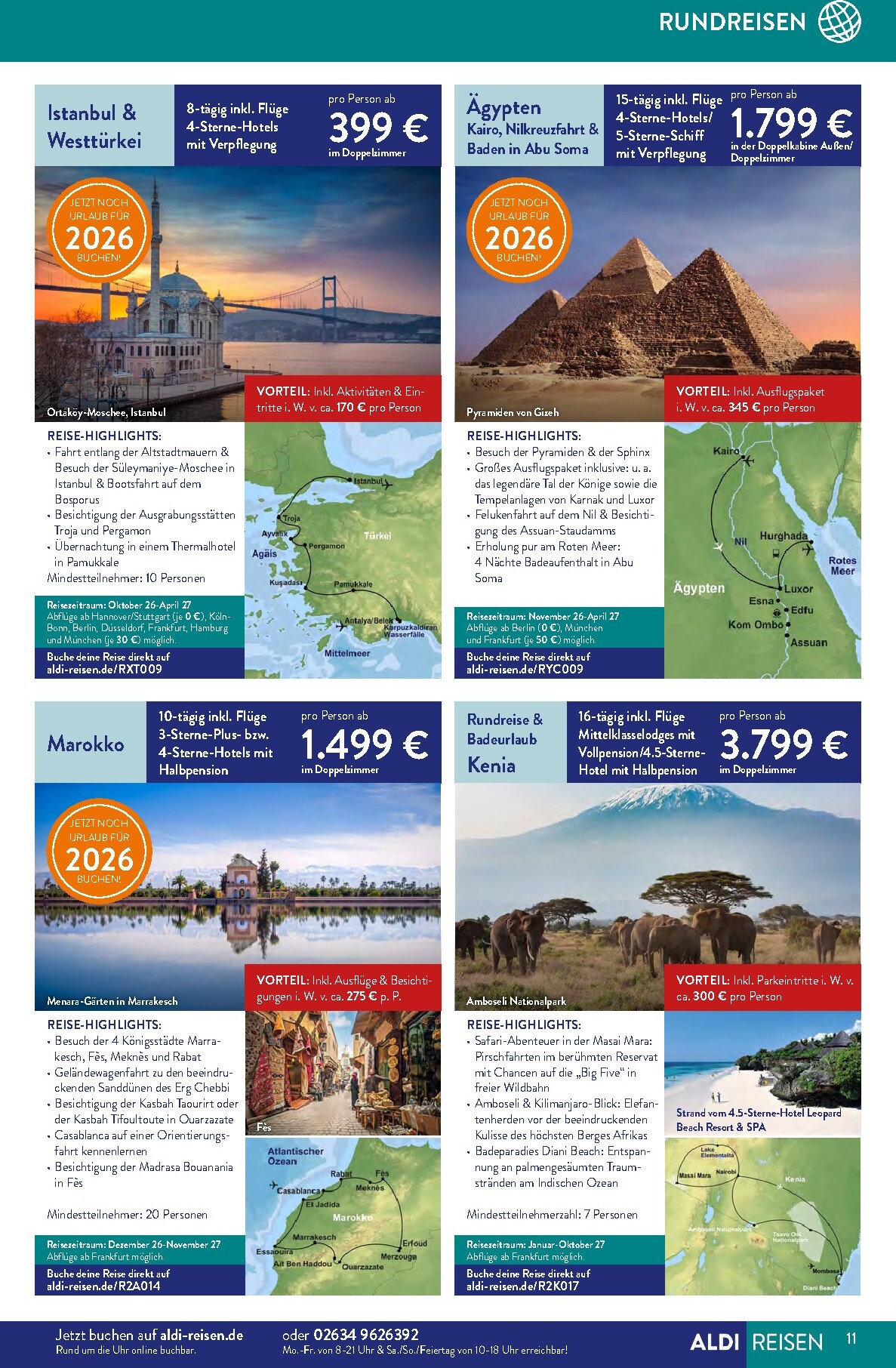 aldi - ALDI SÜD - Reisemagazin Prospekt – von Dienstag 01.09.2026 bis Mittwoch 30.09.2026 - page: 11