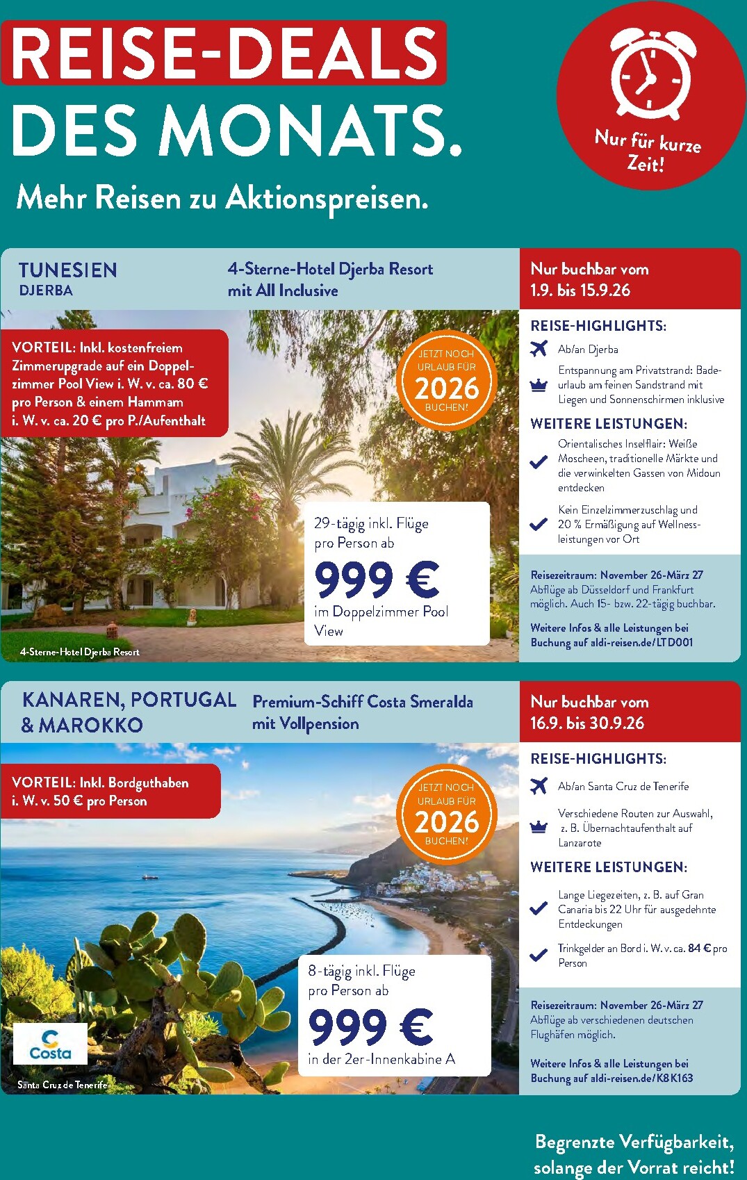 aldi - ALDI SÜD - Reisemagazin Prospekt – von Dienstag 01.09.2026 bis Mittwoch 30.09.2026 - page: 3