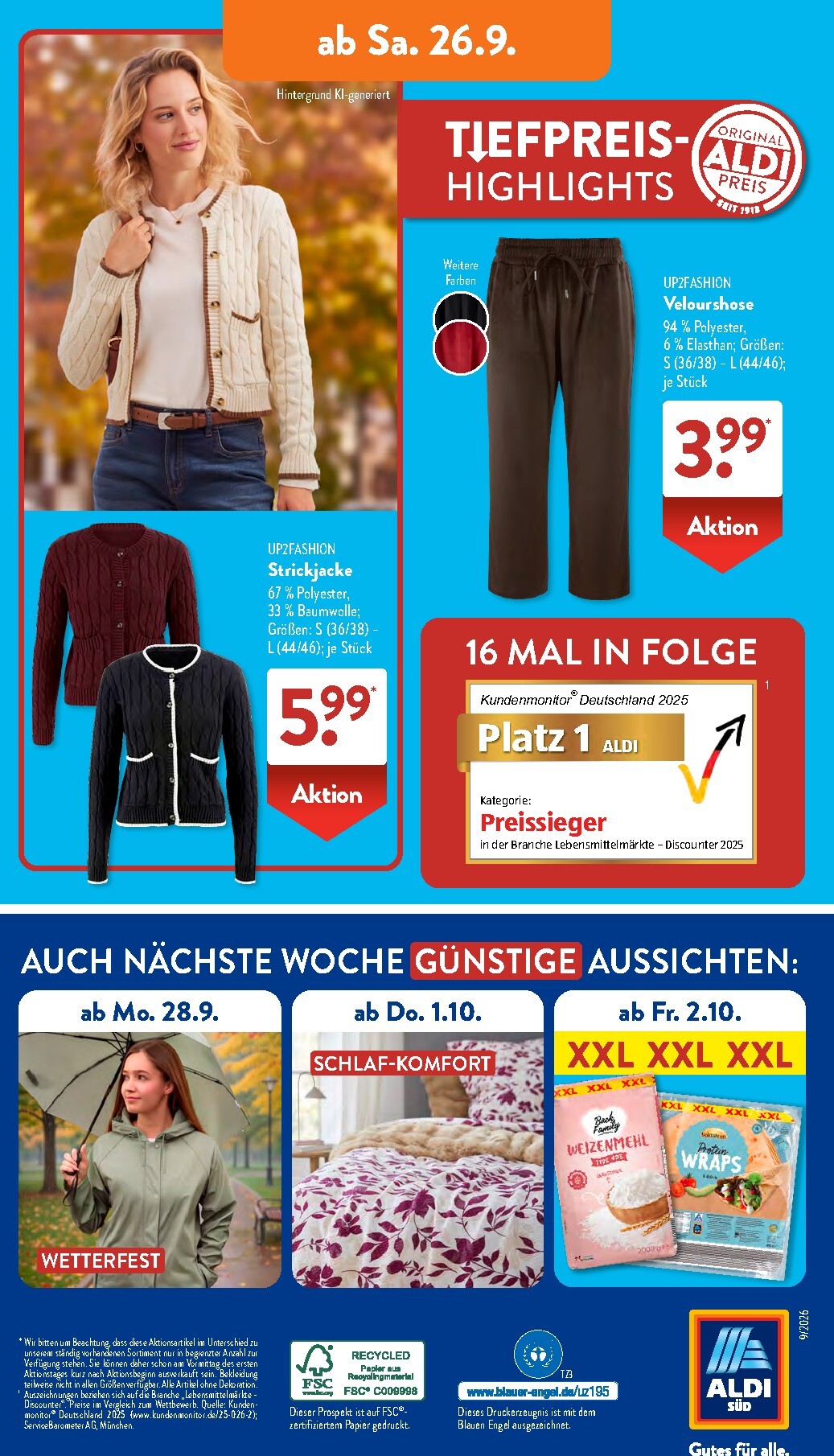 aldi - ALDI SÜD Prospekt nächste Woche – von Montag 21.09.2026 bis Samstag 26.09.2026 - page: 16