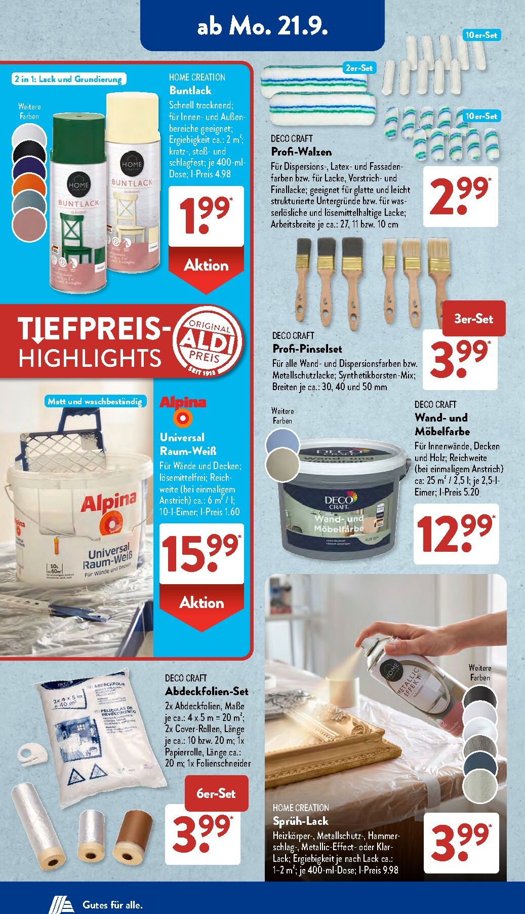 aldi - ALDI SÜD Prospekt nächste Woche – von Montag 21.09.2026 bis Samstag 26.09.2026 - page: 2