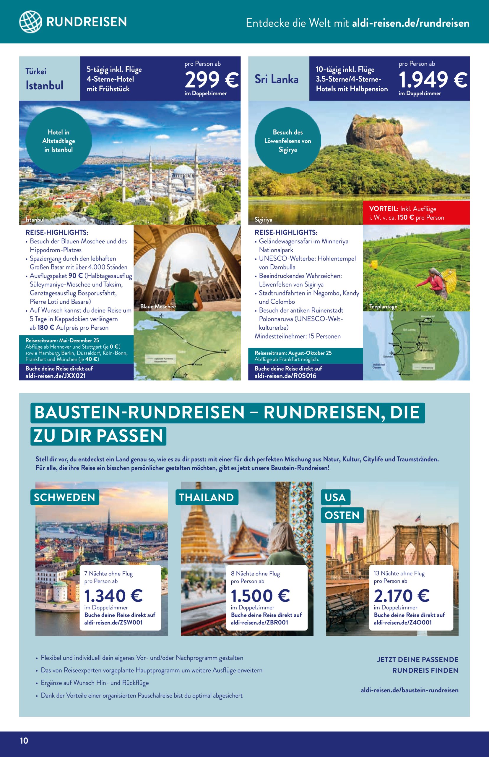 aldi - ALDI SÜD - Reisemagazin-Prospekt gültig von 01.04. bis 30.04. - page: 10