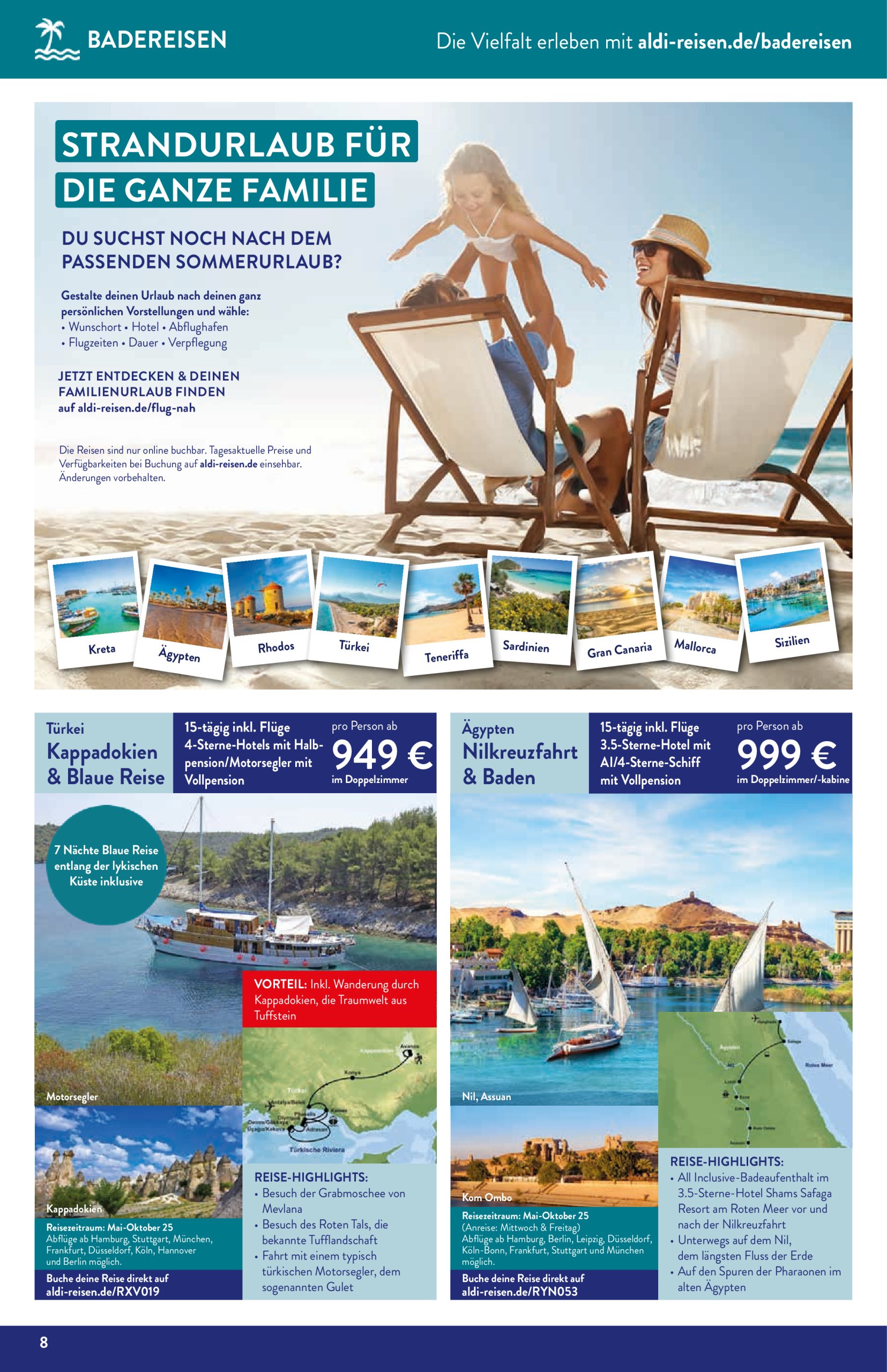 aldi - ALDI SÜD - Reisemagazin-Prospekt gültig von 01.04. bis 30.04. - page: 8