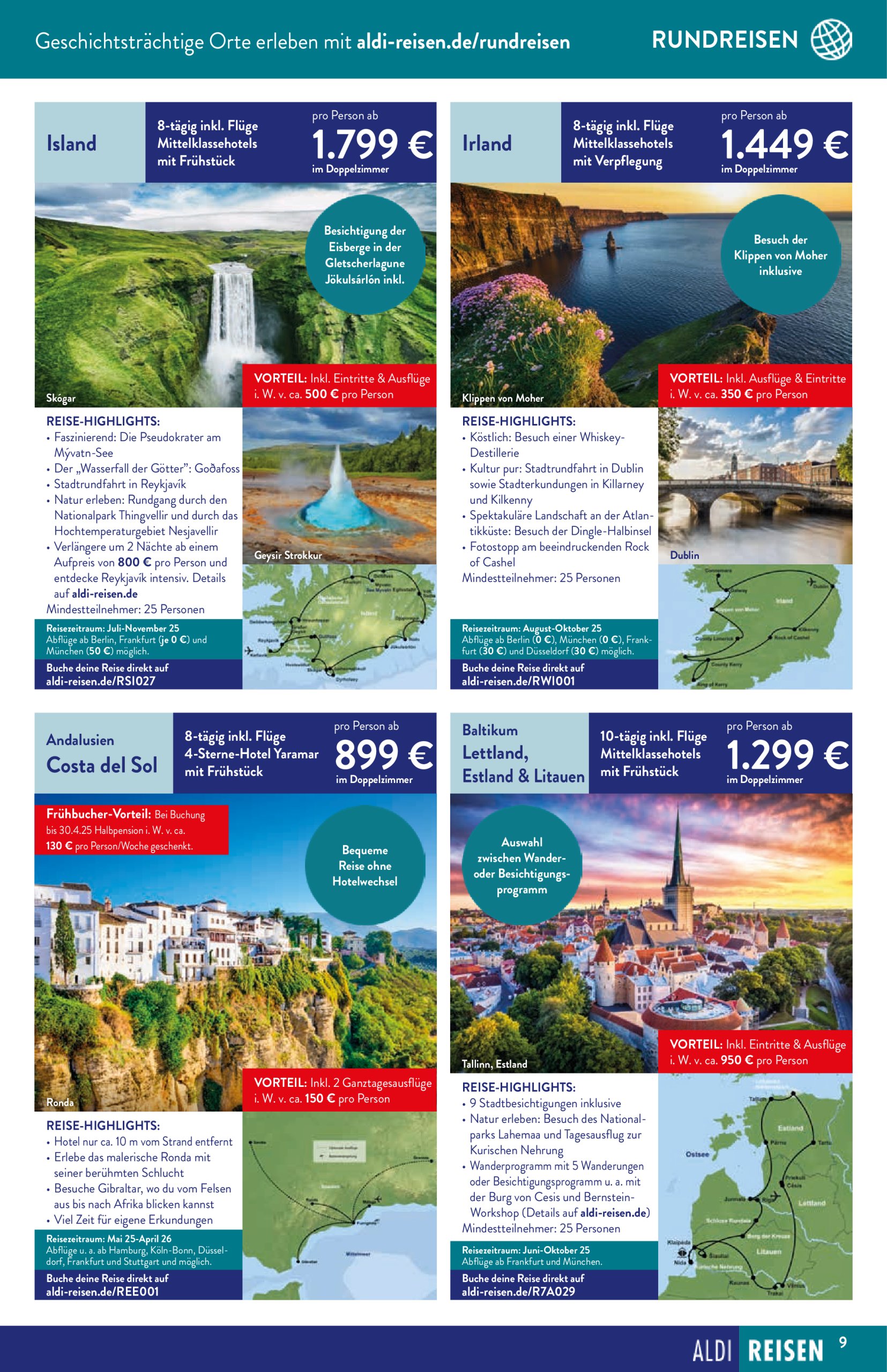 aldi - ALDI SÜD - Reisemagazin-Prospekt gültig von 01.04. bis 30.04. - page: 9