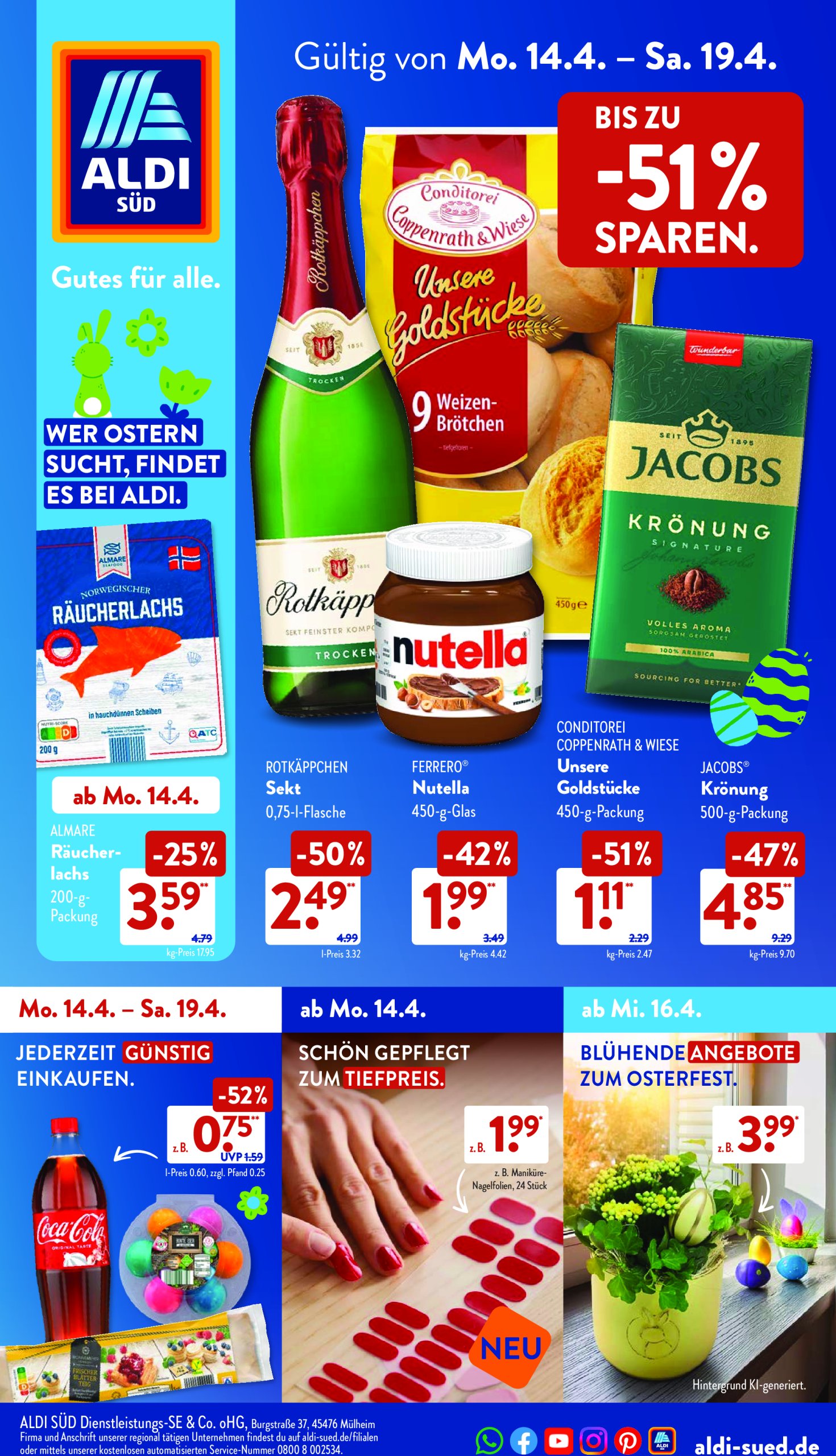 aldi - ALDI SÜD-Prospekt gültig von 14.04. bis 19.04.