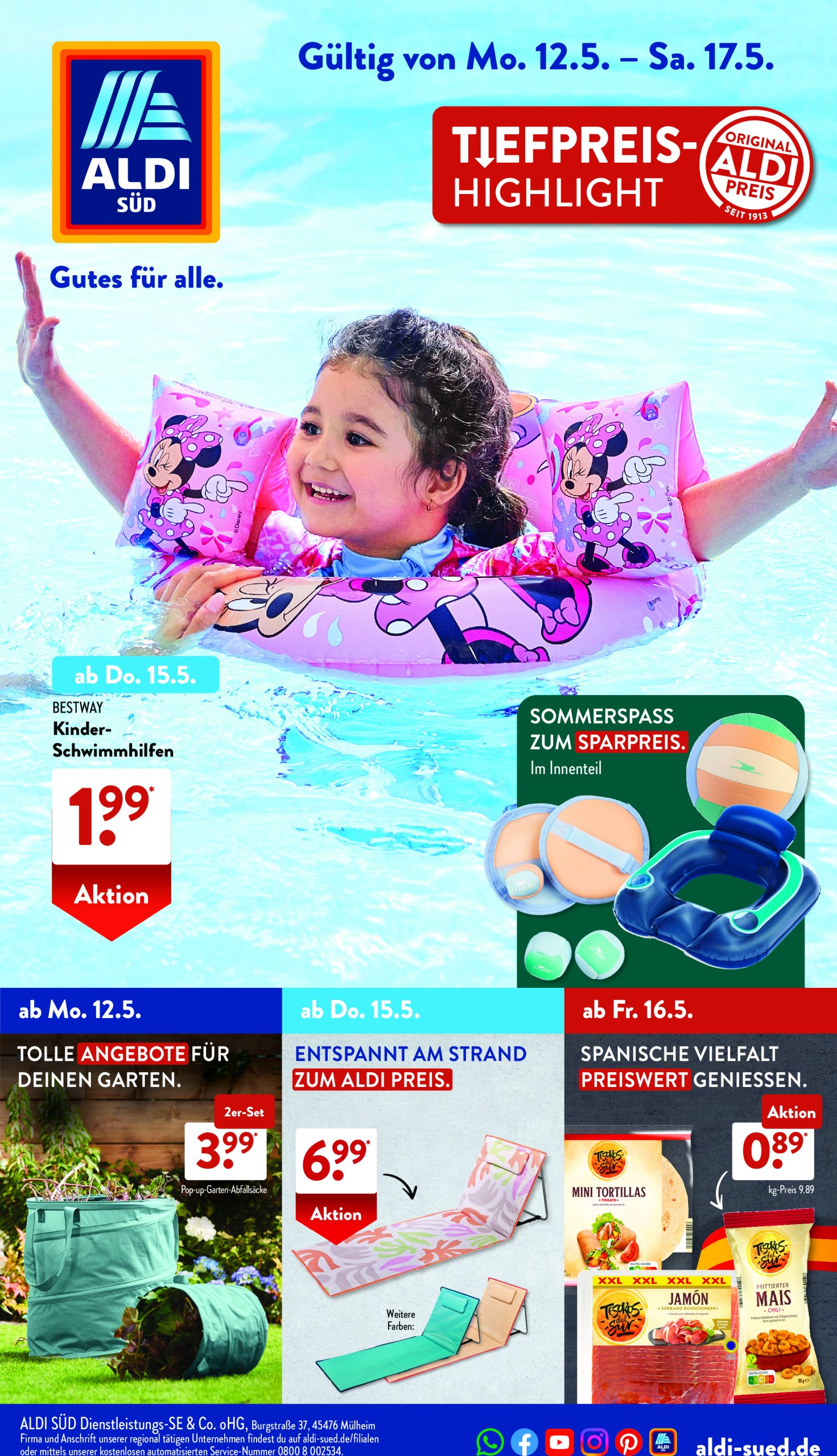 aldi - ALDI SÜD-Prospekt gültig von 12.05. bis 17.05. - page: 1