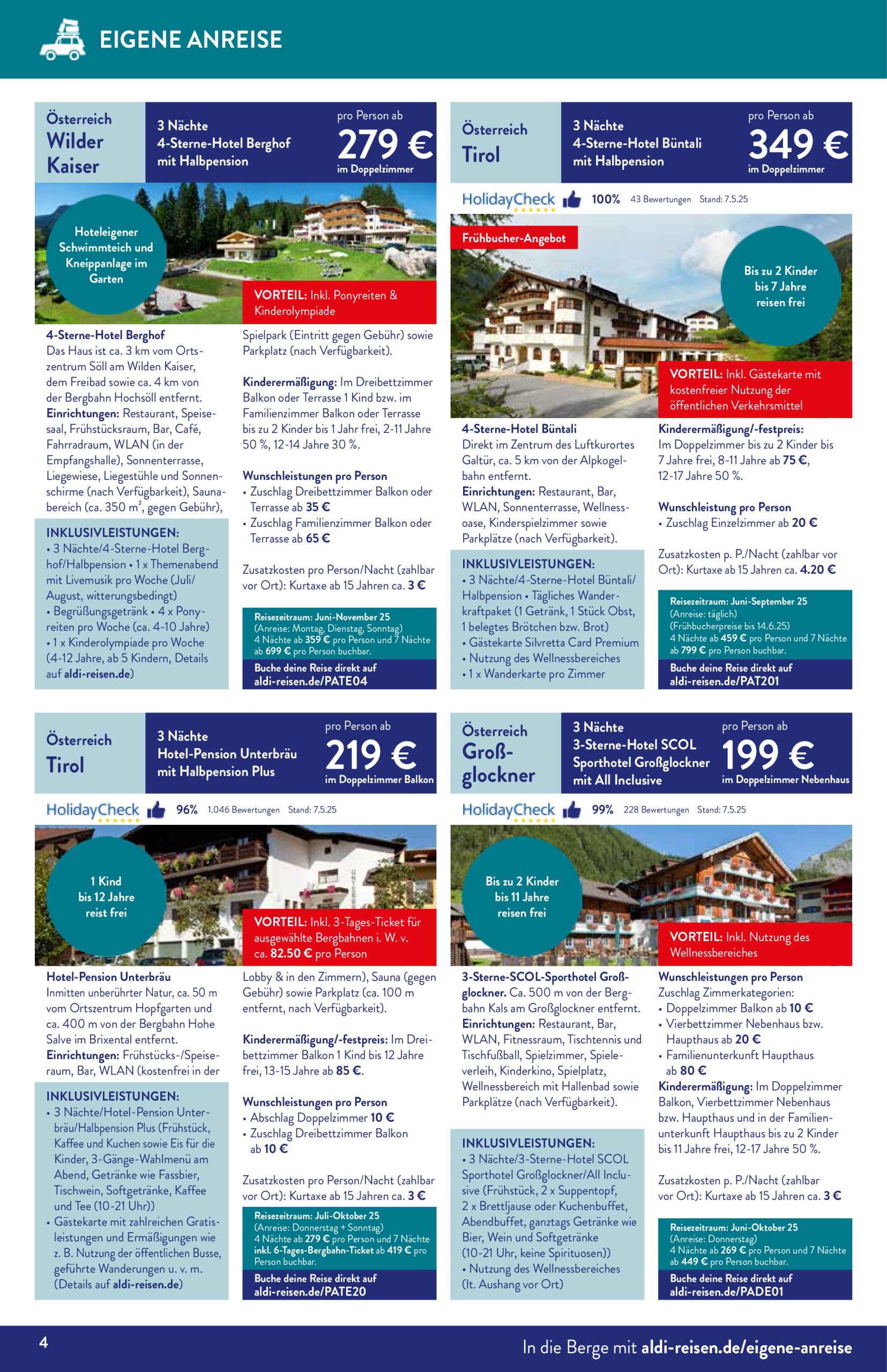 aldi - ALDI SÜD - Reisemagazin-Prospekt gültig von 02.06. bis 30.06. - page: 4