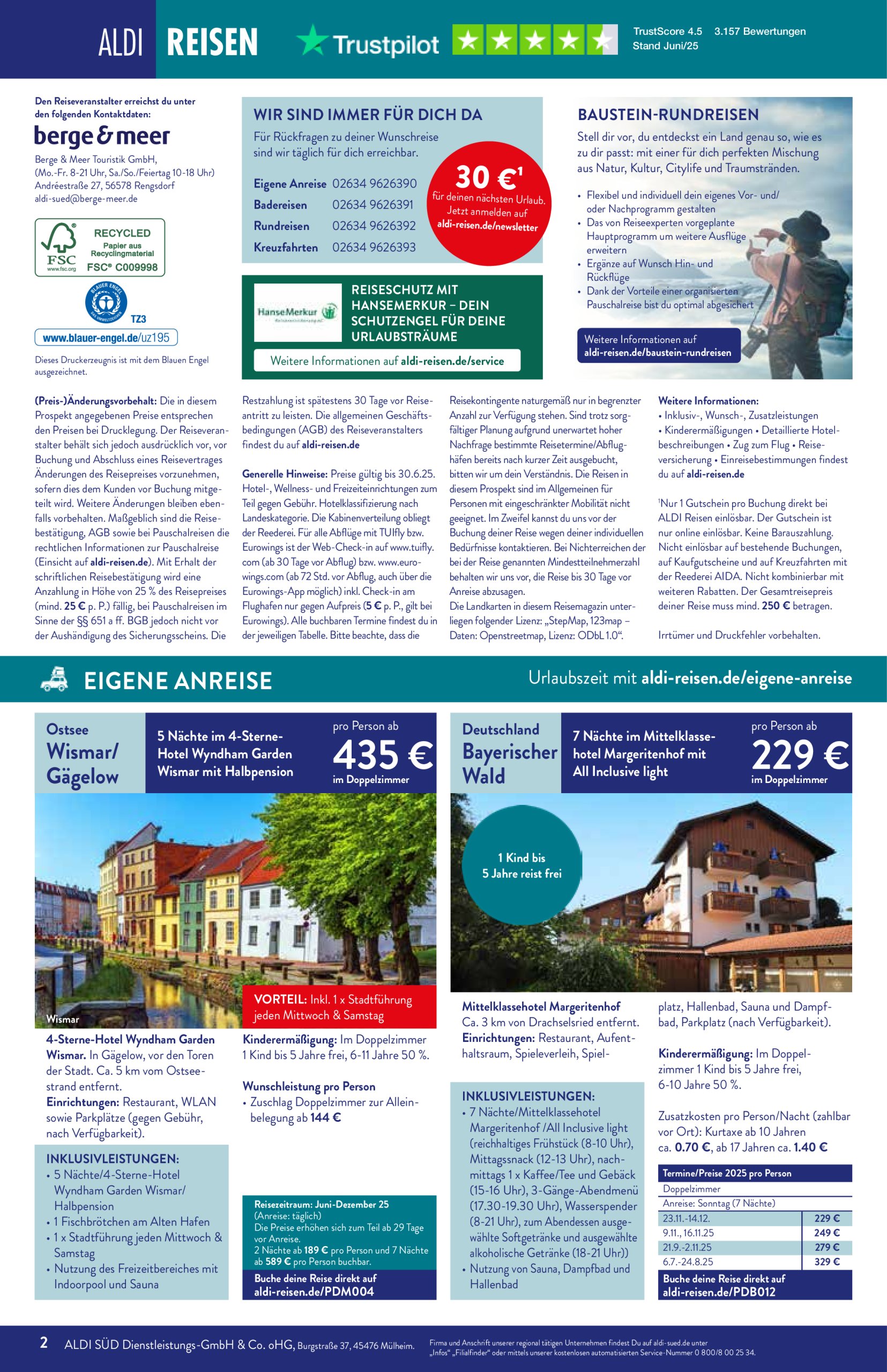aldi - ALDI SÜD - Reisemagazin-Prospekt gültig von 02.06. bis 30.06. - page: 2