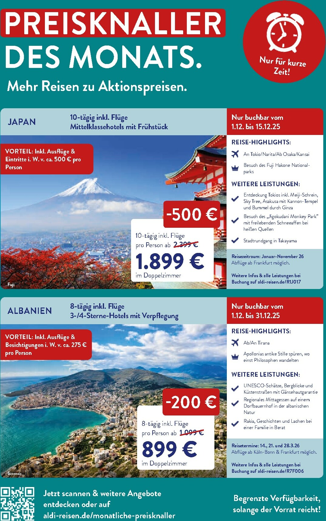 aldi - ALDI SÜD - Reisemagazin-Prospekt gültig vom 01.12. bis 31.12. - page: 3