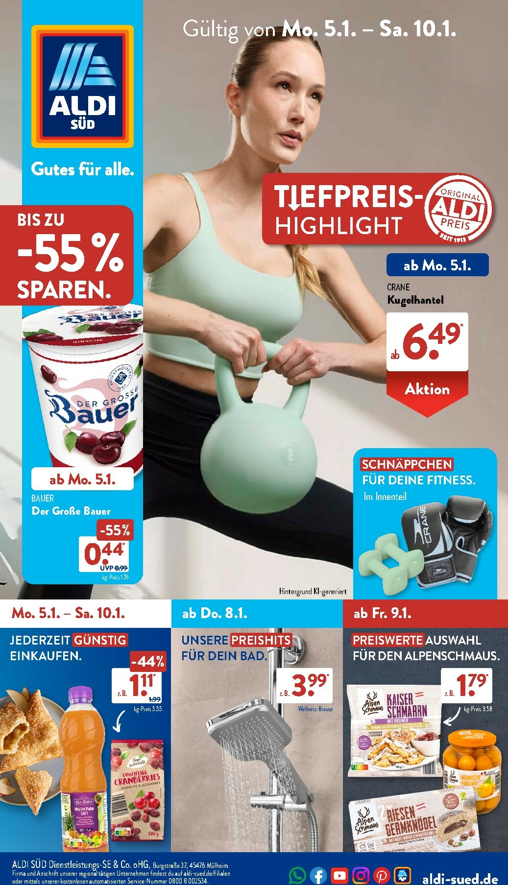 aldi - ALDI SÜD-Prospekt gültig vom 05.01. bis 10.01.