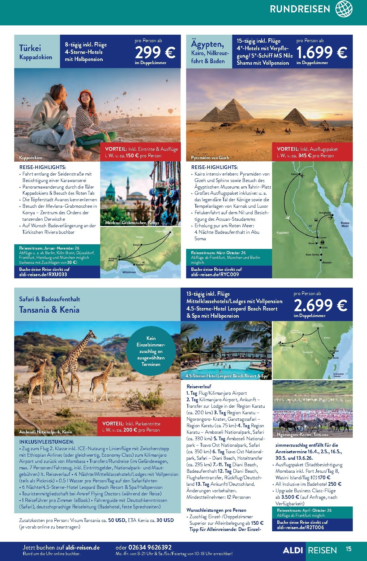 aldi - ALDI SÜD - Reisemagazin-Prospekt gültig vom 01.01. bis 31.01. - page: 15