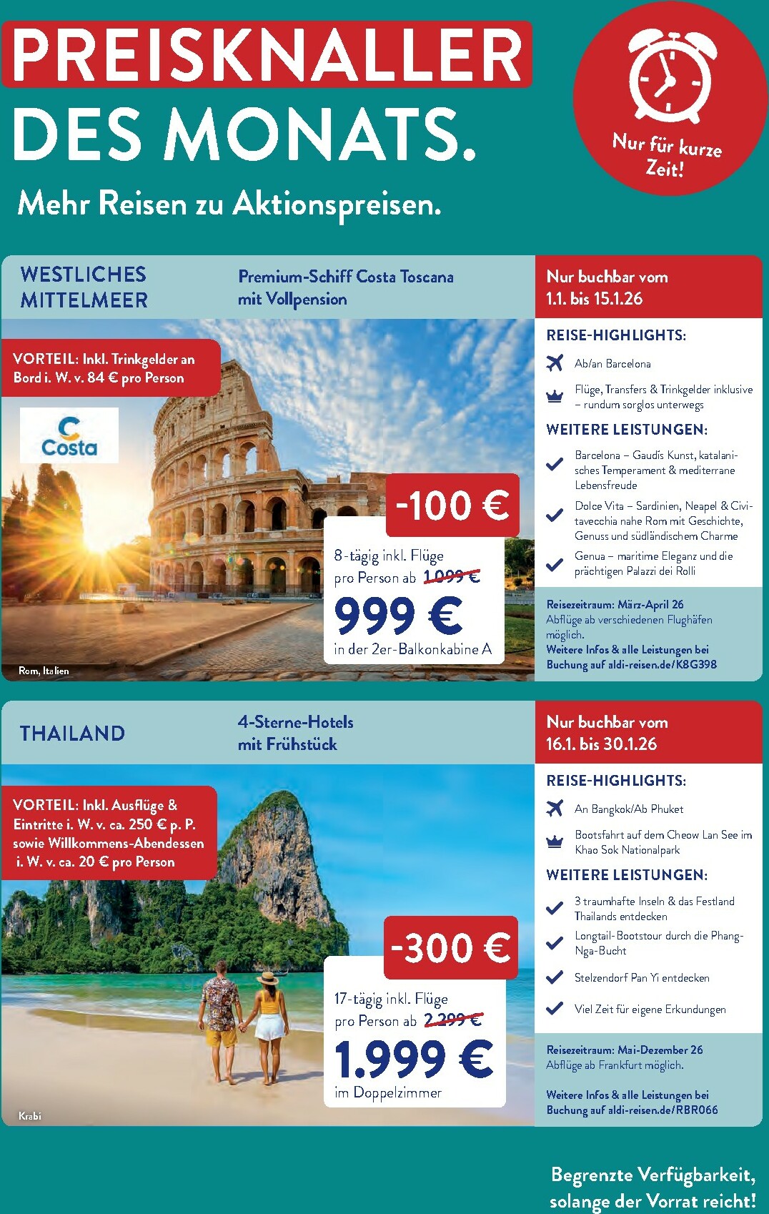 aldi - ALDI SÜD - Reisemagazin-Prospekt gültig vom 01.01. bis 31.01. - page: 3