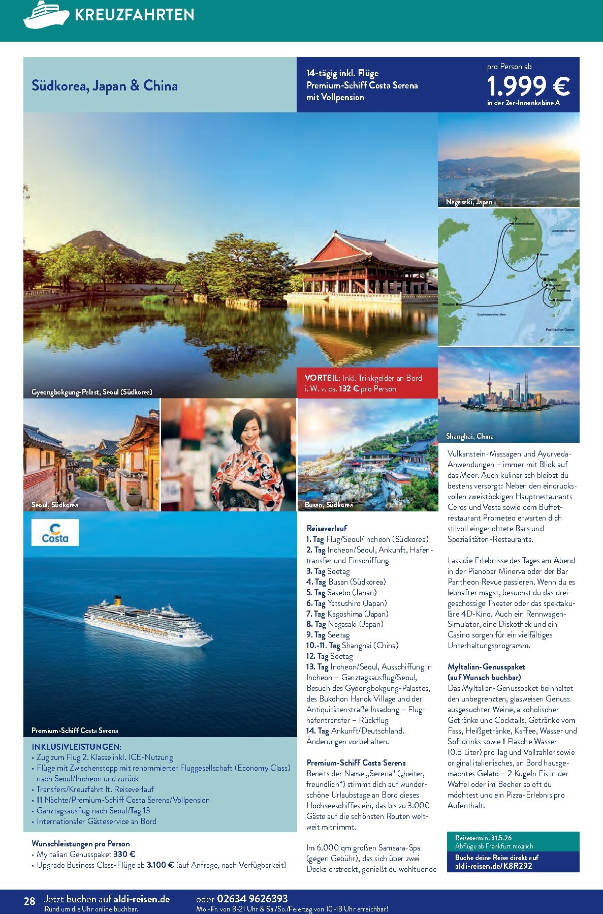 aldi - ALDI SÜD - Reisemagazin-Prospekt gültig vom 01.01. bis 31.01. - page: 28