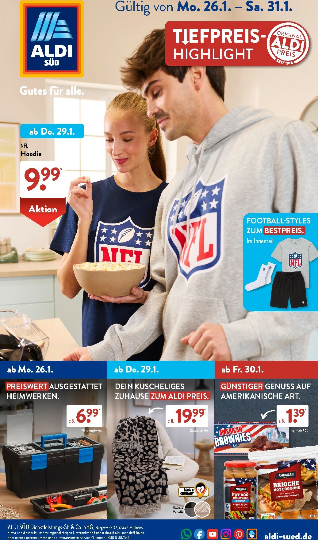 aldi - ALDI SÜD-Prospekt gültig vom 26.01. bis 31.01. - page: 1