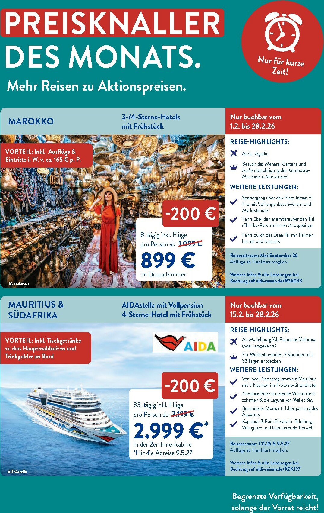 aldi - ALDI SÜD - Reisen-Prospekt gültig vom 11.02.2026 bis 28.02.2026 - page: 3