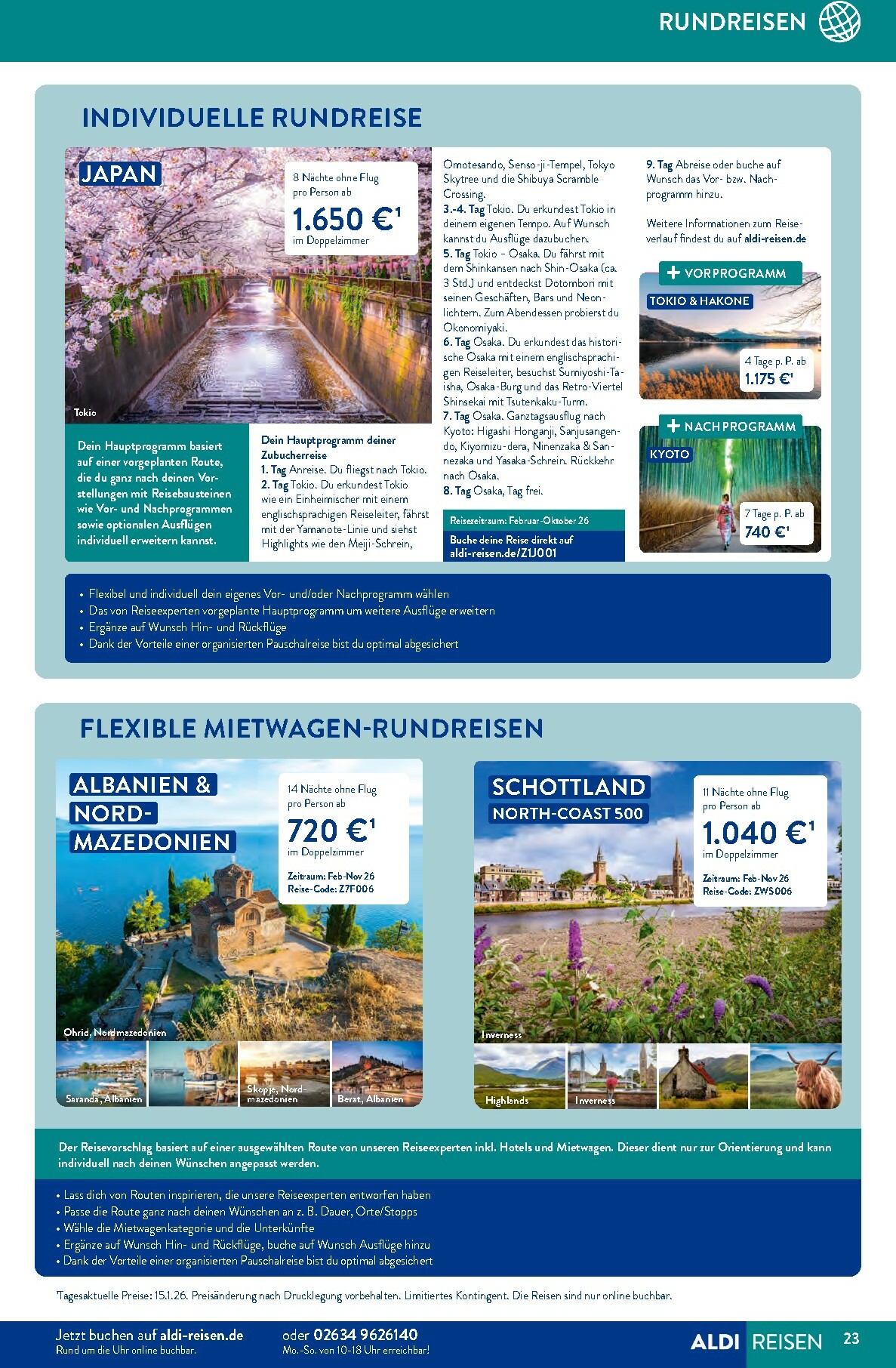 aldi - ALDI SÜD - Reisen-Prospekt gültig vom 11.02.2026 bis 28.02.2026 - page: 23