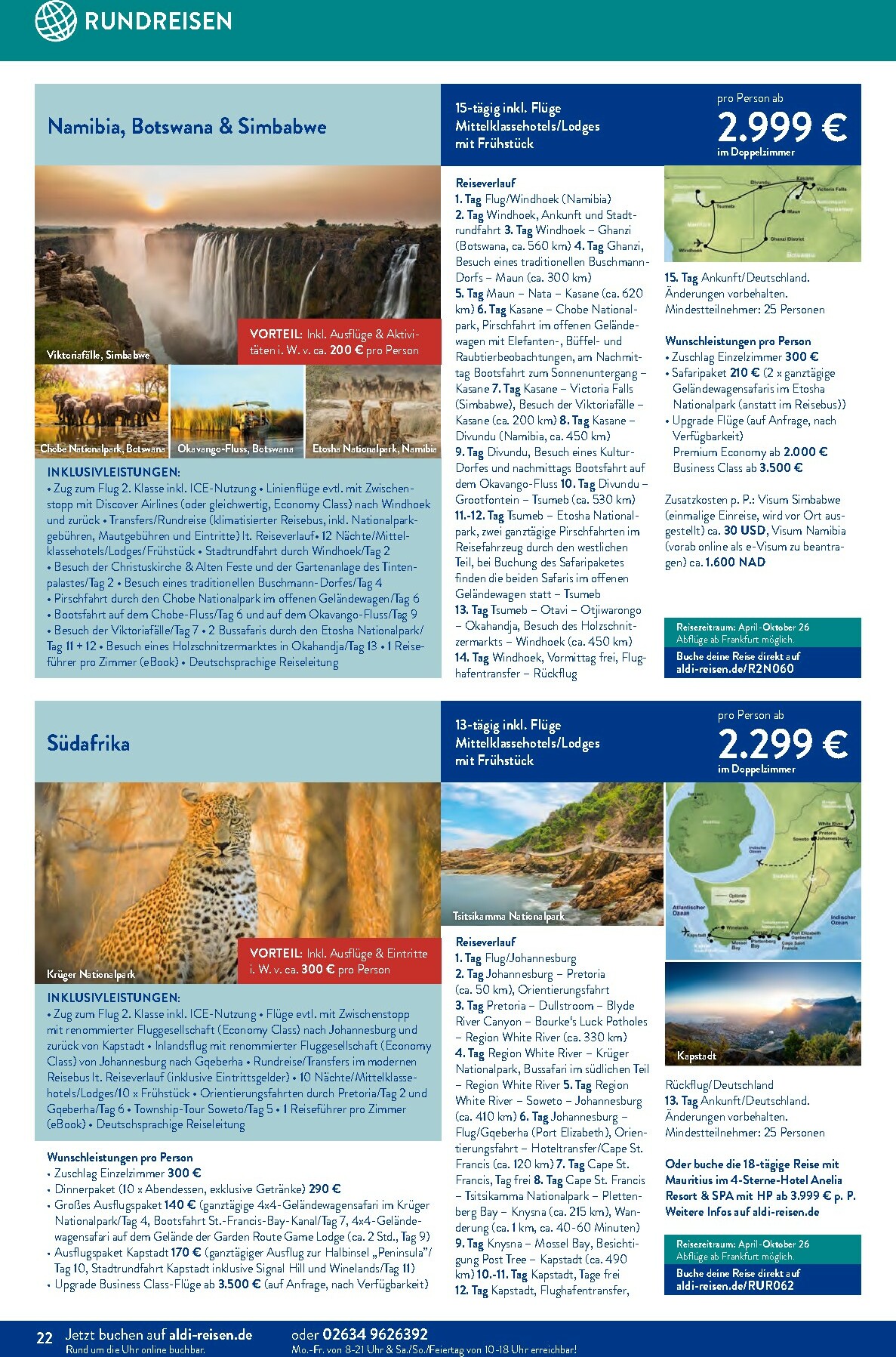 aldi - ALDI SÜD - Reisen-Prospekt gültig vom 11.02.2026 bis 28.02.2026 - page: 22