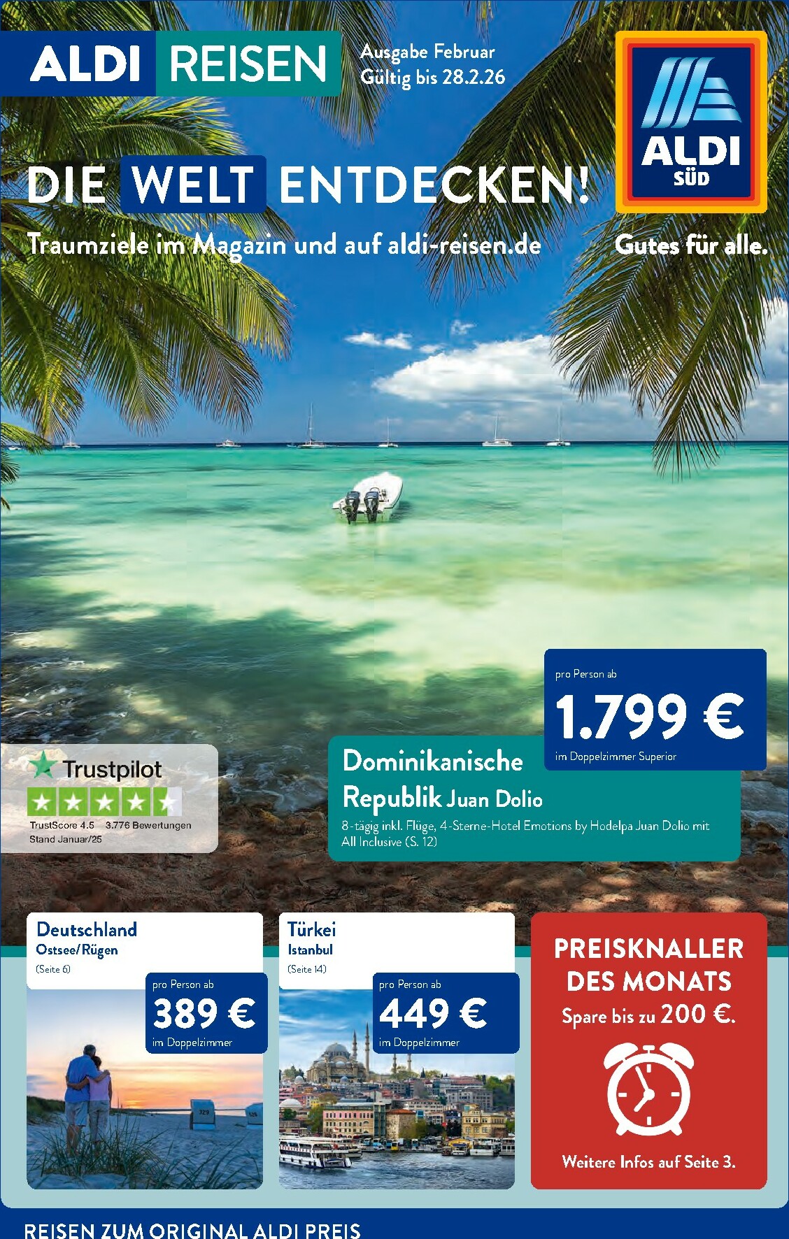 aldi - ALDI SÜD - Reisen-Prospekt gültig vom 11.02.2026 bis 28.02.2026
