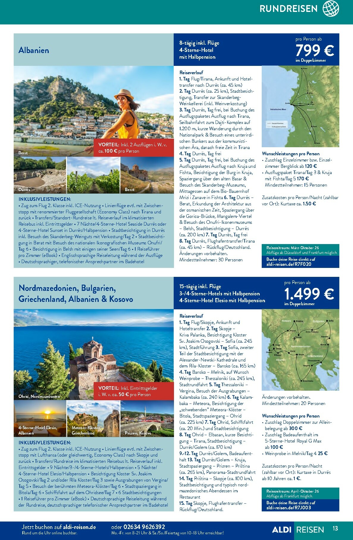 aldi - ALDI SÜD - Reisen-Prospekt gültig vom 11.02.2026 bis 28.02.2026 - page: 13
