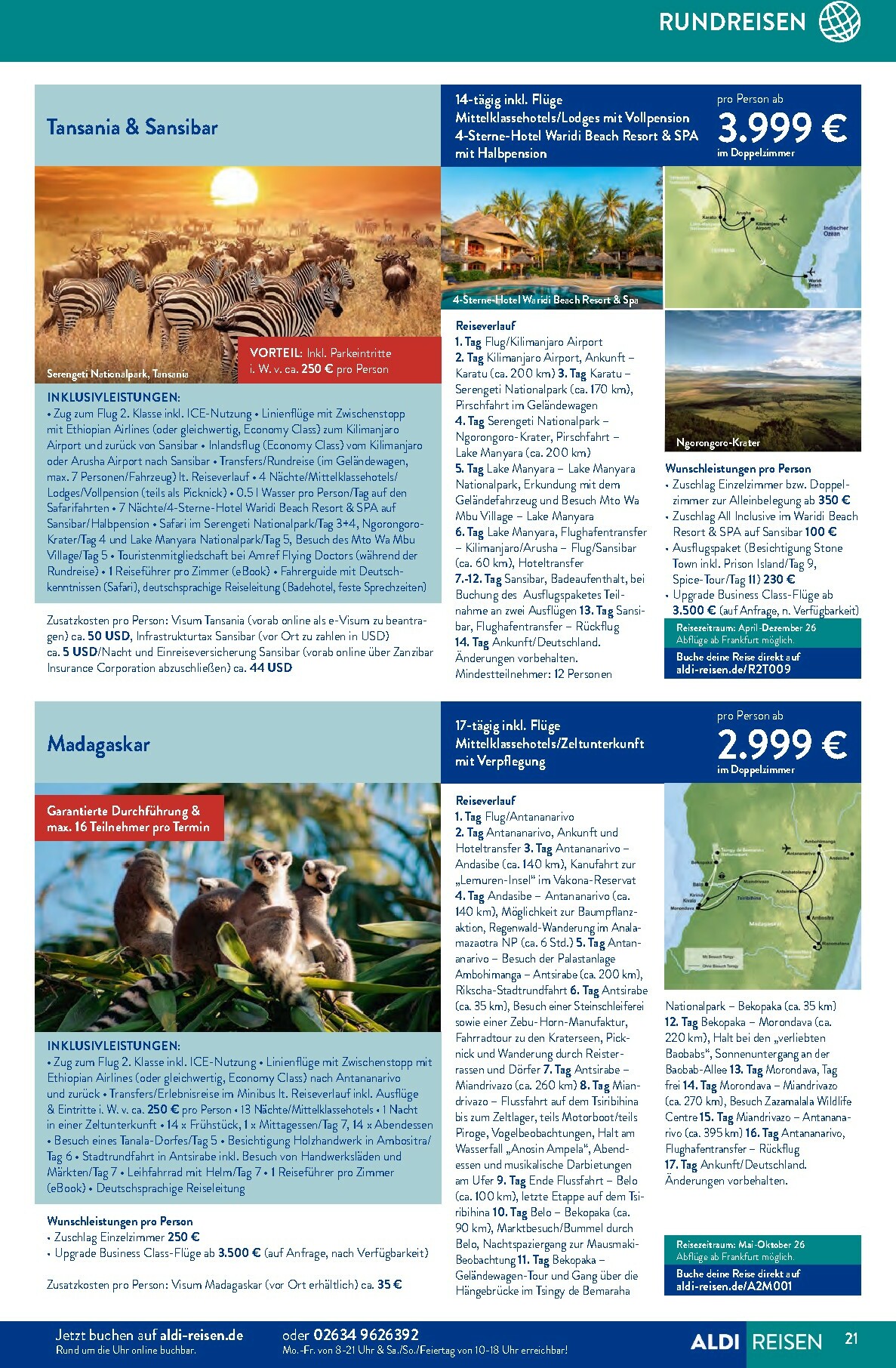 aldi - ALDI SÜD - Reisen-Prospekt gültig vom 11.02.2026 bis 28.02.2026 - page: 21