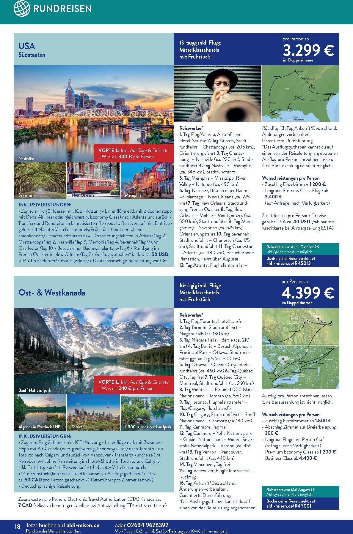 aldi - ALDI SÜD - Reisemagazin-Prospekt gültig vom 01.03.2026 bis 31.03.2026 - page: 18