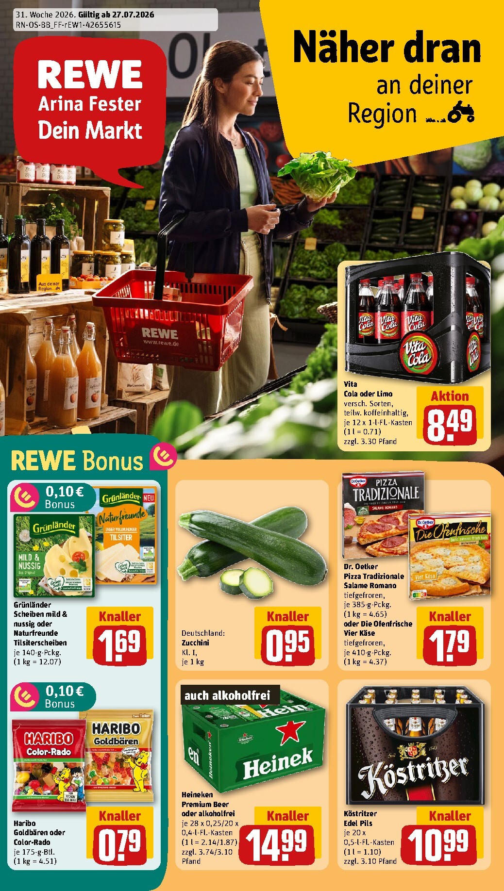 rewe - Rewe Prospekt nächste Woche – von Montag 27.07.2026 bis Sonntag 02.08.2026