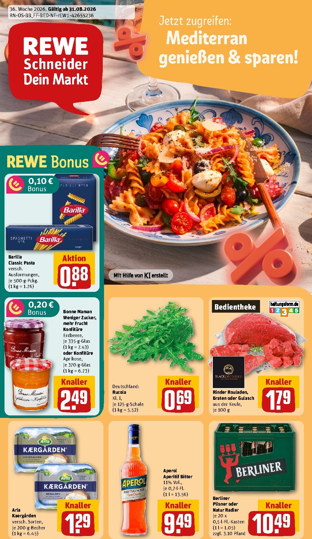 rewe - Rewe Prospekt – von Montag 31.08.2026 bis Samstag 05.09.2026