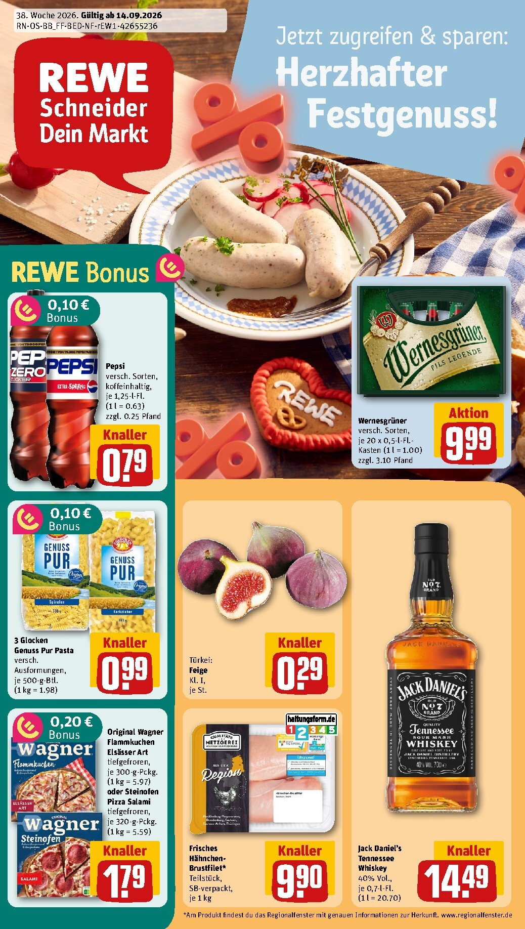 rewe - Rewe Prospekt nächste Woche – von Montag 14.09.2026 bis Sonntag 20.09.2026