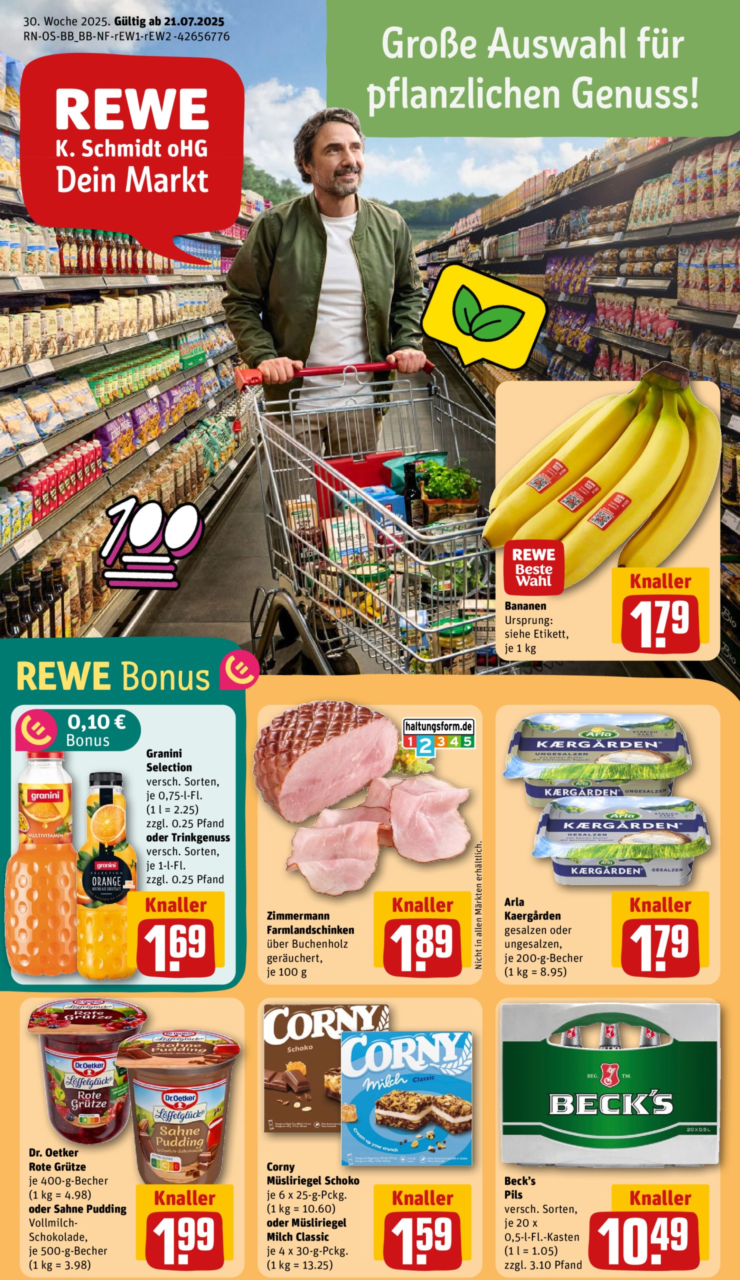 rewe - Rewe-Prospekt gültig vom 21.07. bis 27.07. - page: 1