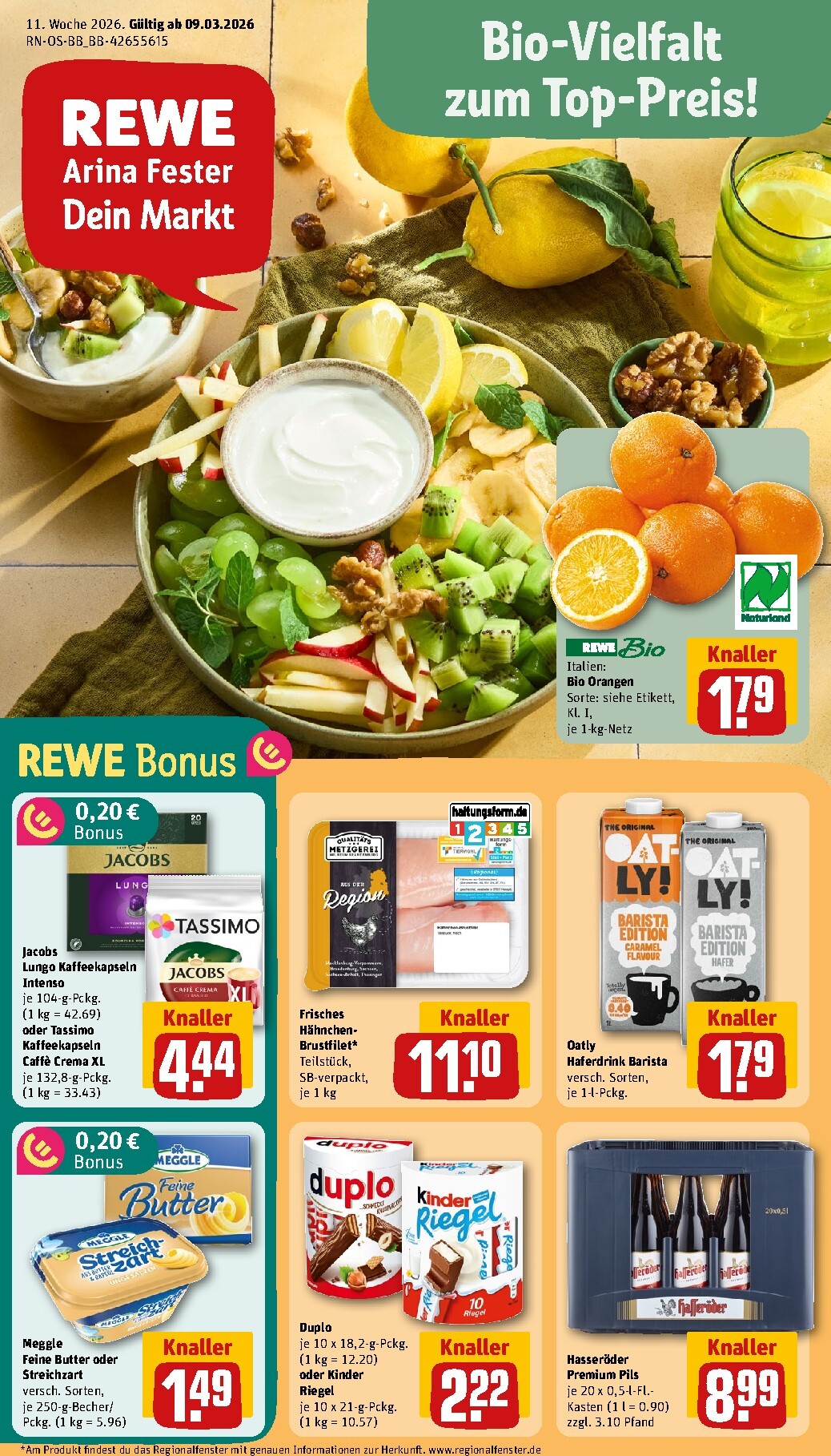 rewe - Rewe-Prospekt gültig vom 09.03.2026 bis 15.03.2026